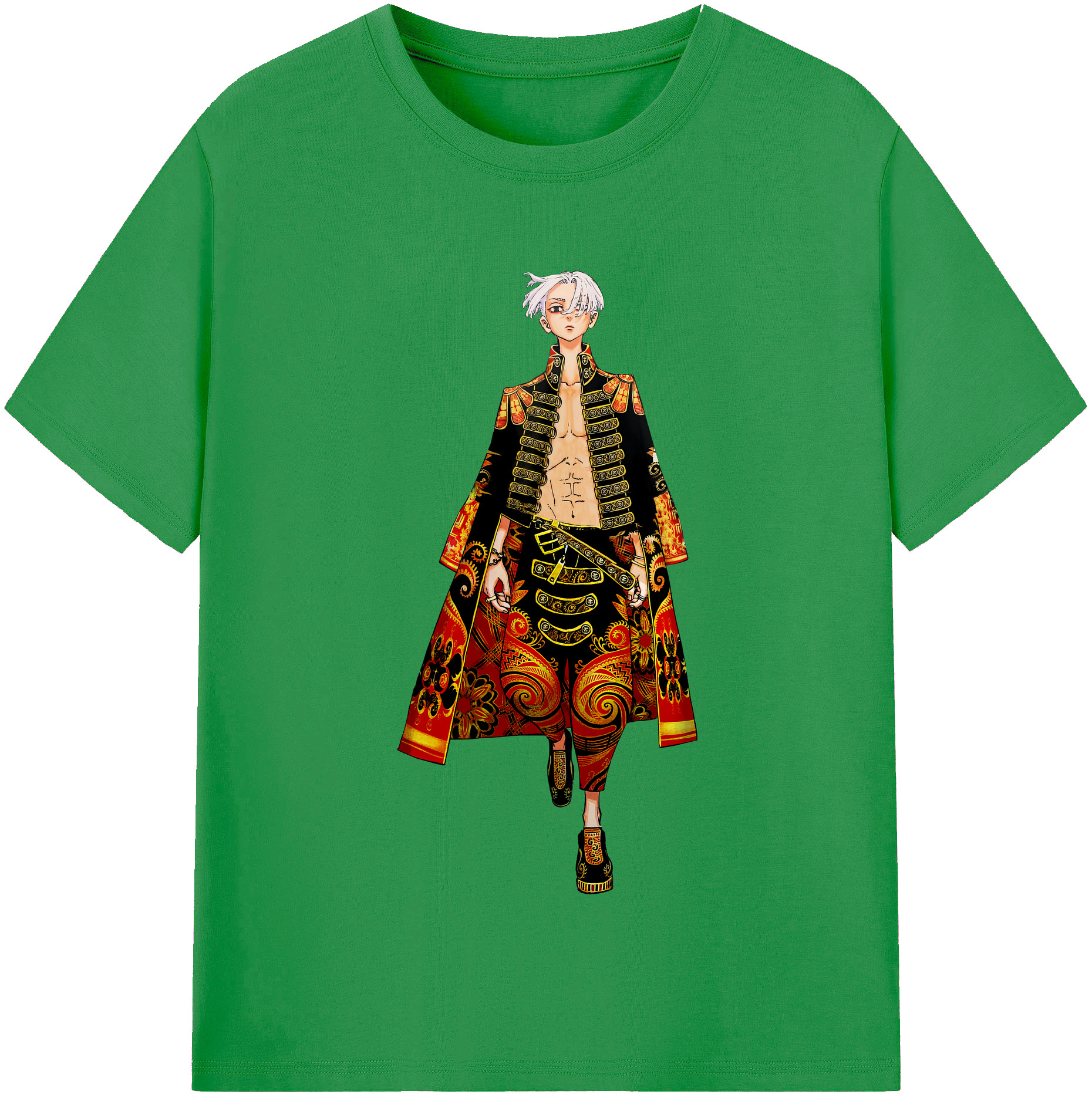 （画像用） 東京リベンジャーズ Tokyo Revengers レディースカジュアルプリントTシャツ（綿100％）