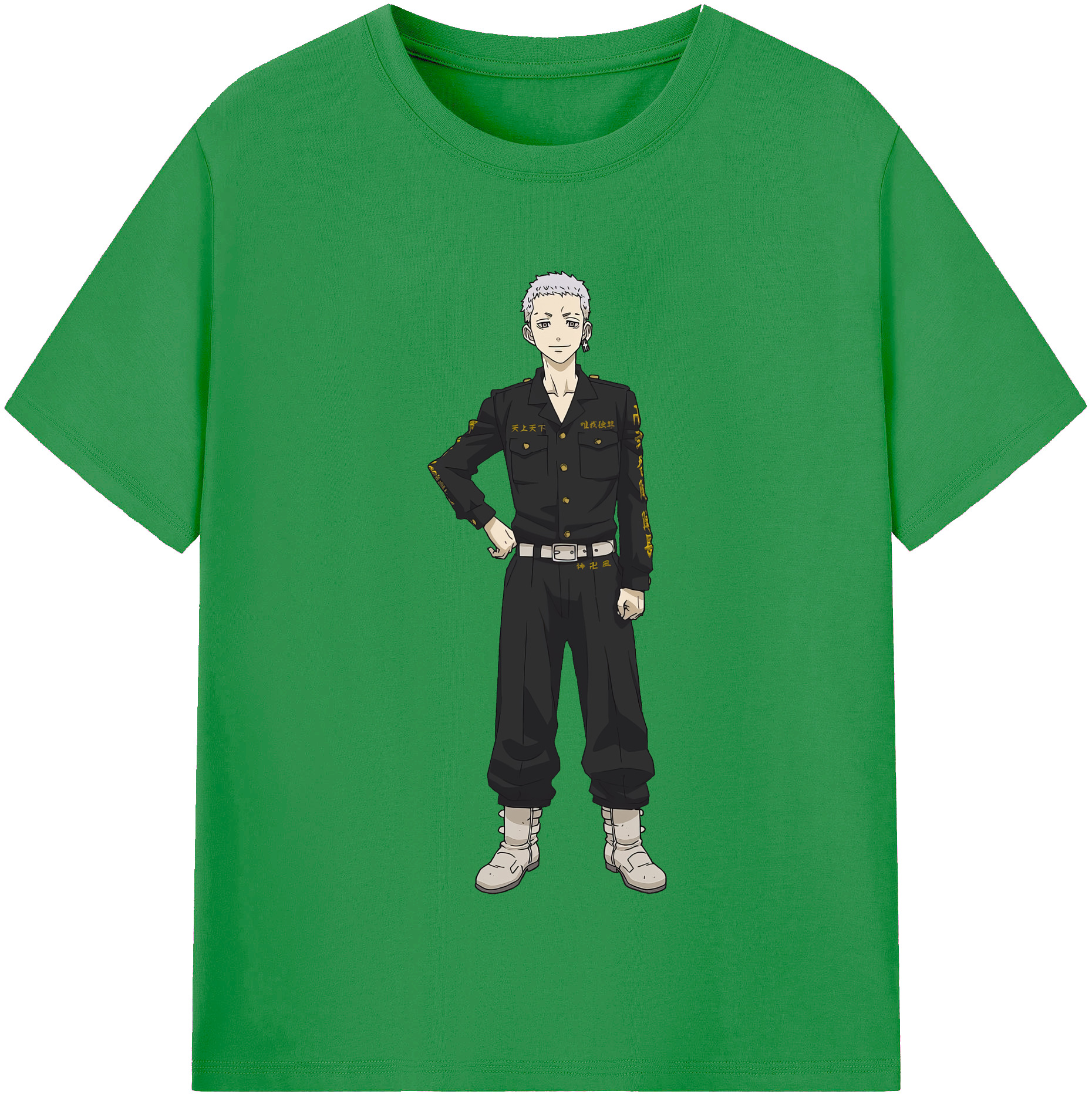 （画像用） 東京リベンジャーズ Tokyo Revengers レディースカジュアルプリントTシャツ（綿100％）