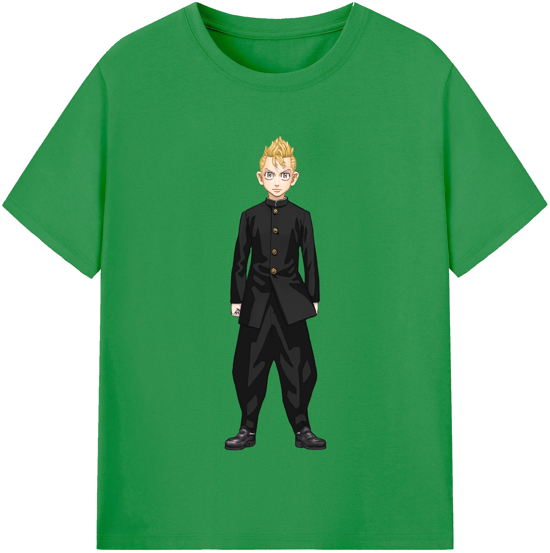 （画像用） 東京リベンジャーズ Tokyo Revengers レディースカジュアルプリントTシャツ（綿100％）