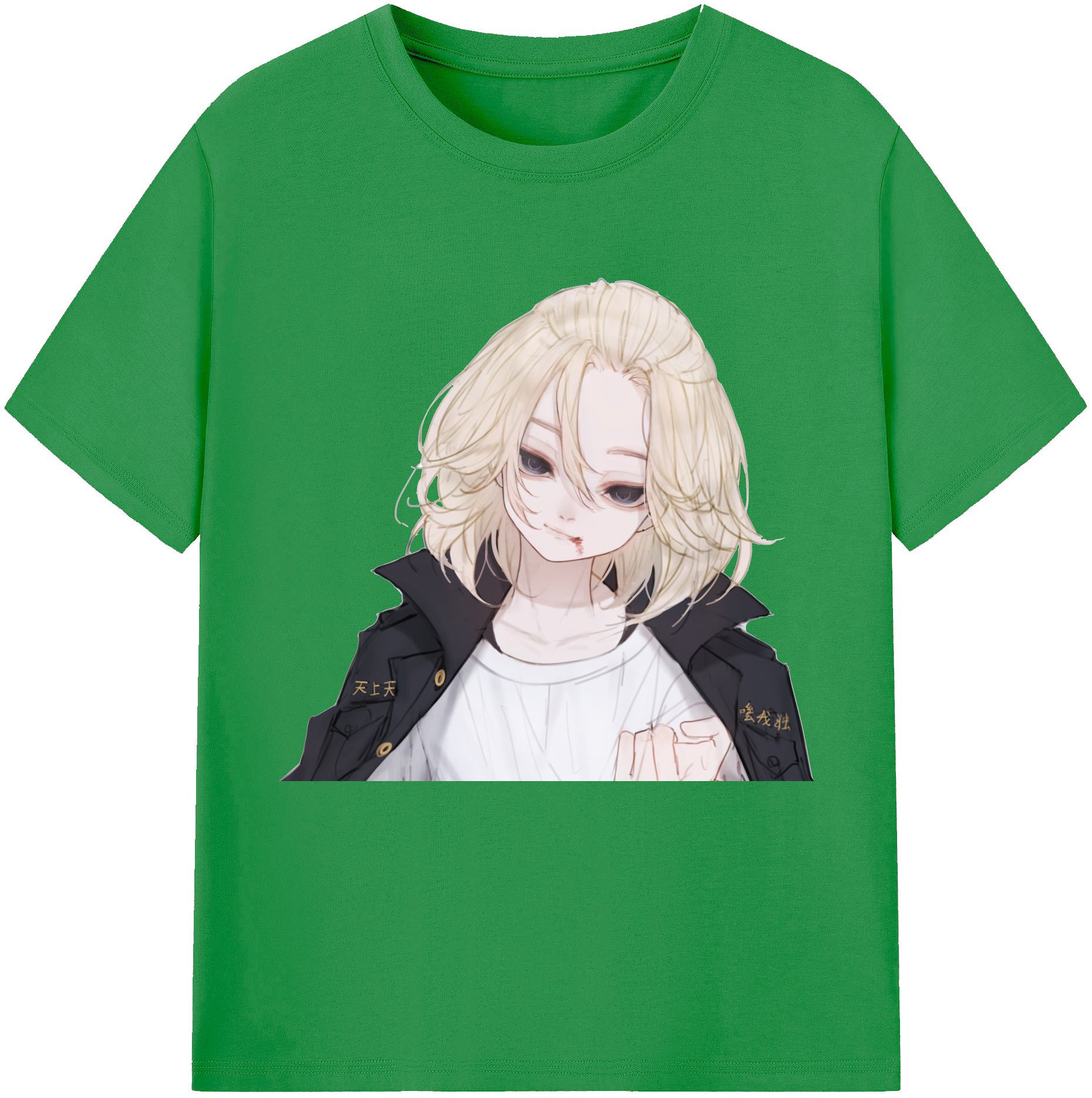 （画像用） 東京リベンジャーズ Tokyo Revengers レディースカジュアルプリントTシャツ（綿100％）