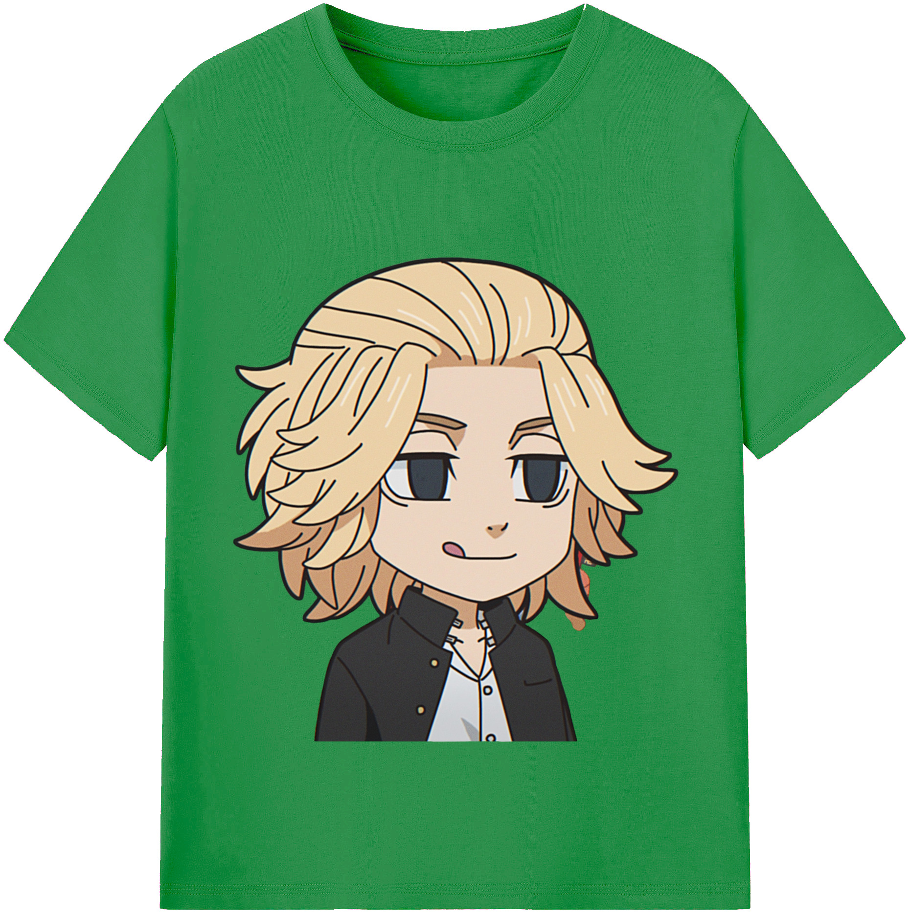 （画像用） 東京リベンジャーズ Tokyo Revengers レディースカジュアルプリントTシャツ（綿100％）