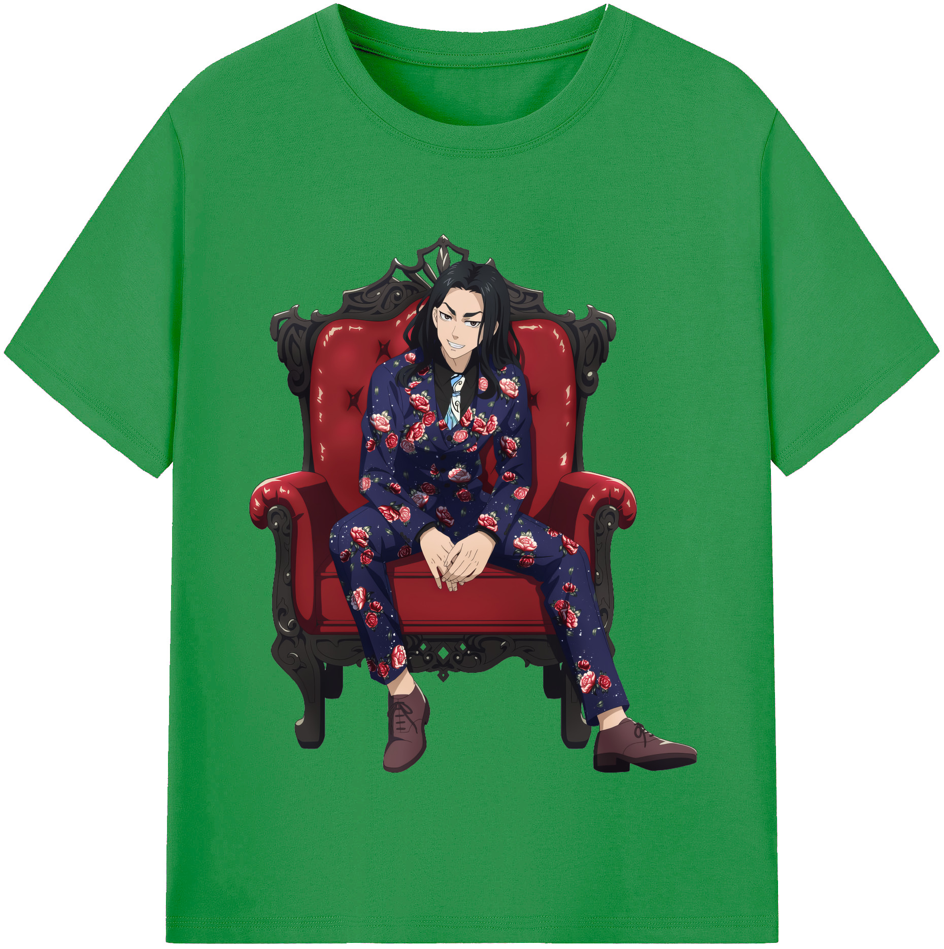 （画像用） 東京リベンジャーズ Tokyo Revengers レディースカジュアルプリントTシャツ（綿100％）