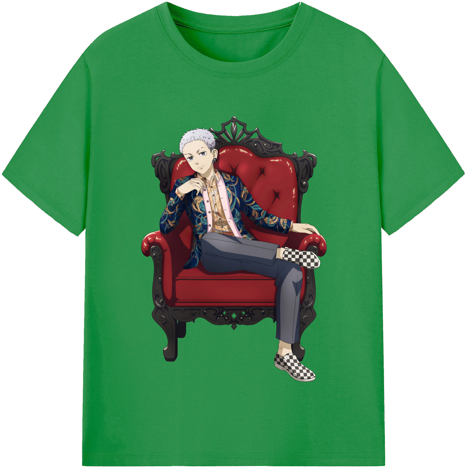 （画像用） 東京リベンジャーズ Tokyo Revengers レディースカジュアルプリントTシャツ（綿100％）