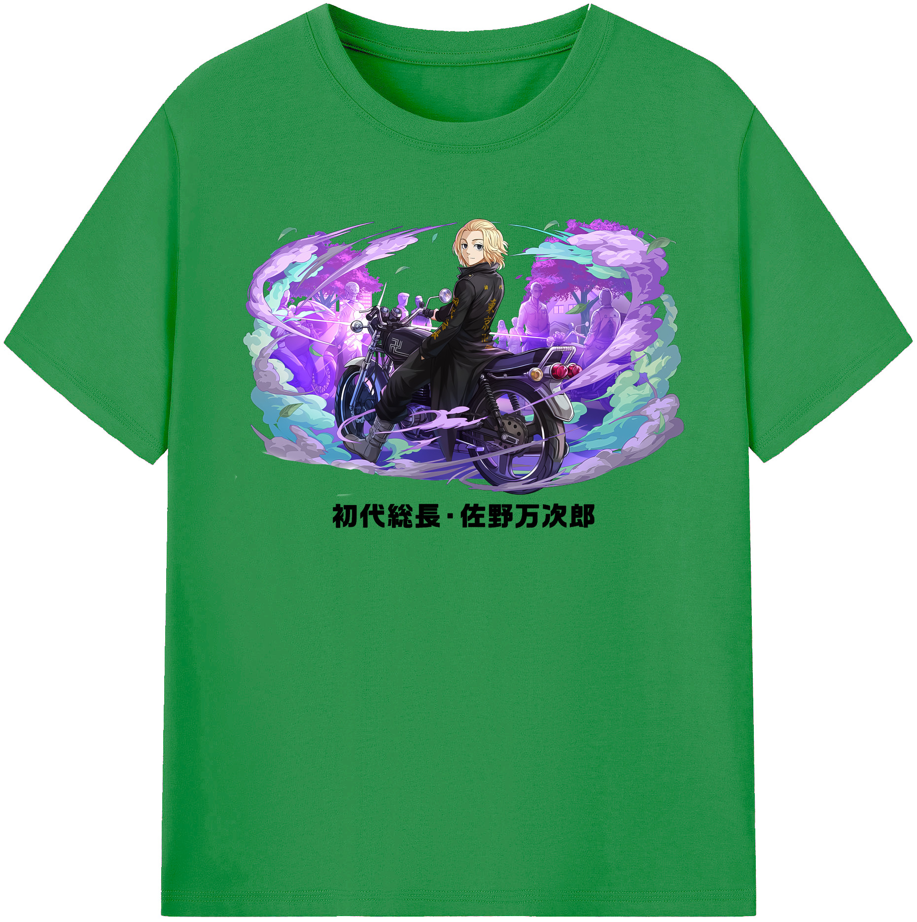 （画像用） 東京リベンジャーズ Tokyo Revengers レディースカジュアルプリントTシャツ（綿100％）