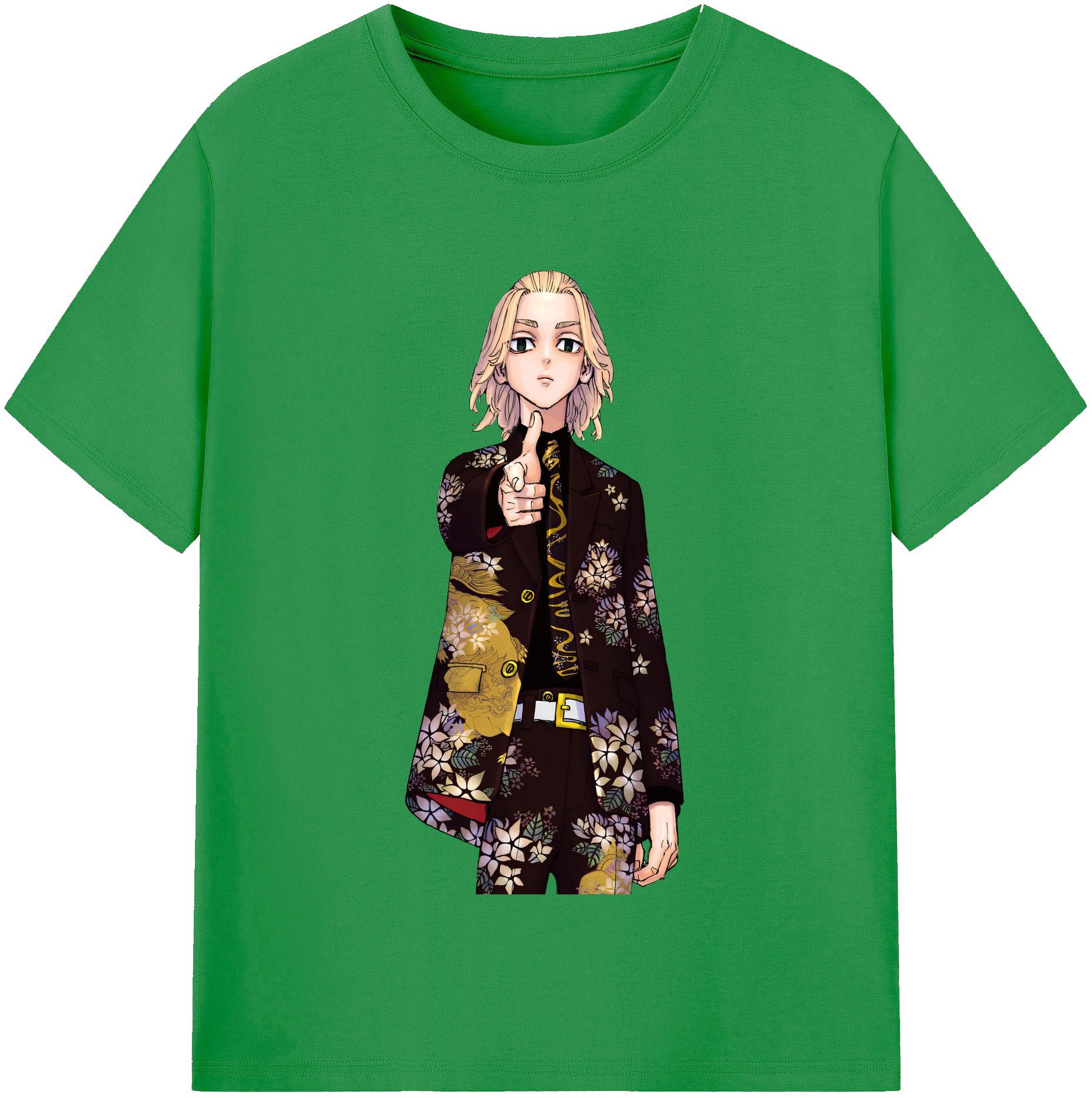（画像用） 東京リベンジャーズ Tokyo Revengers レディースカジュアルプリントTシャツ（綿100％）