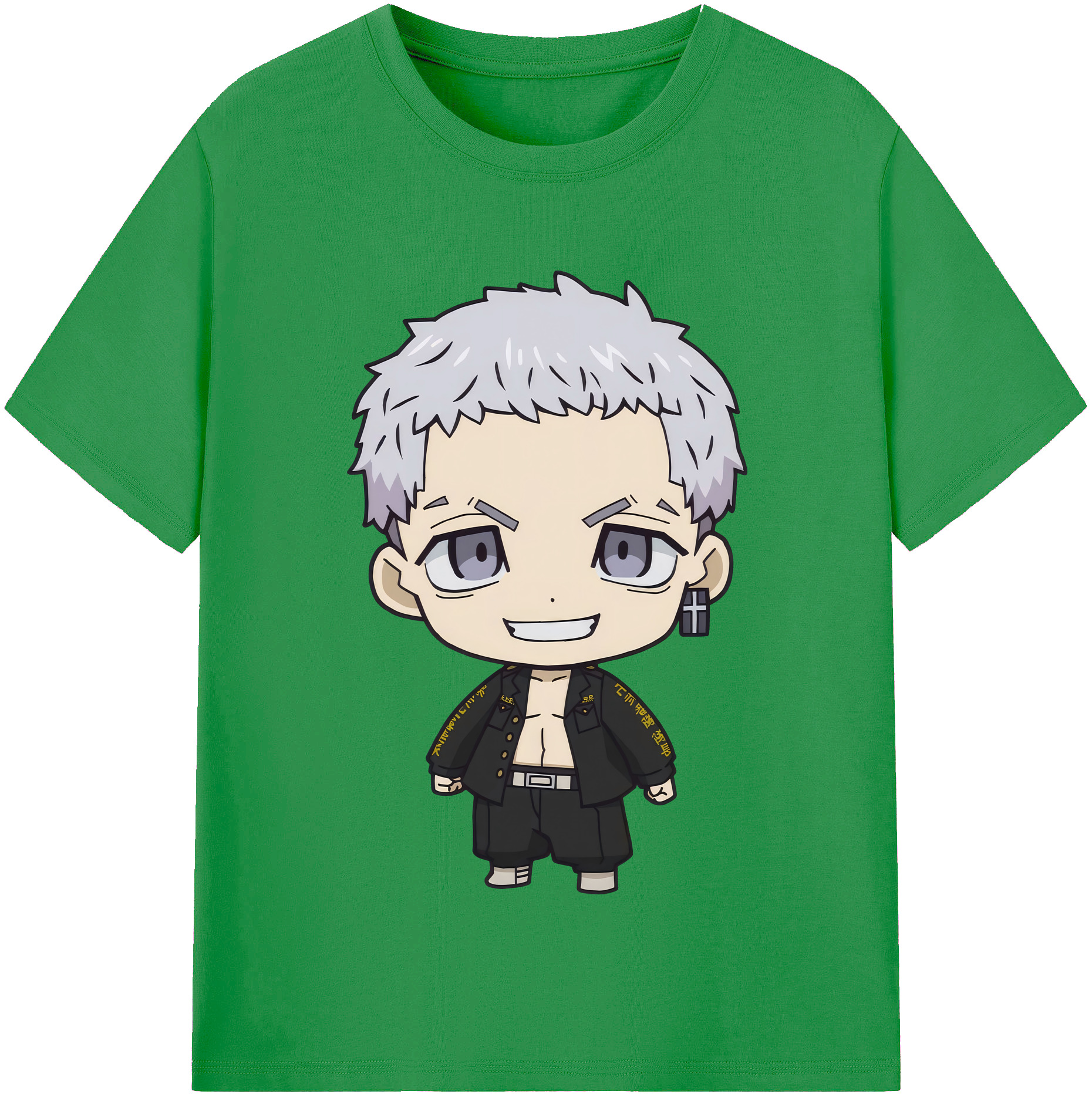 （画像用） 東京リベンジャーズ Tokyo Revengers レディースカジュアルプリントTシャツ（綿100％）