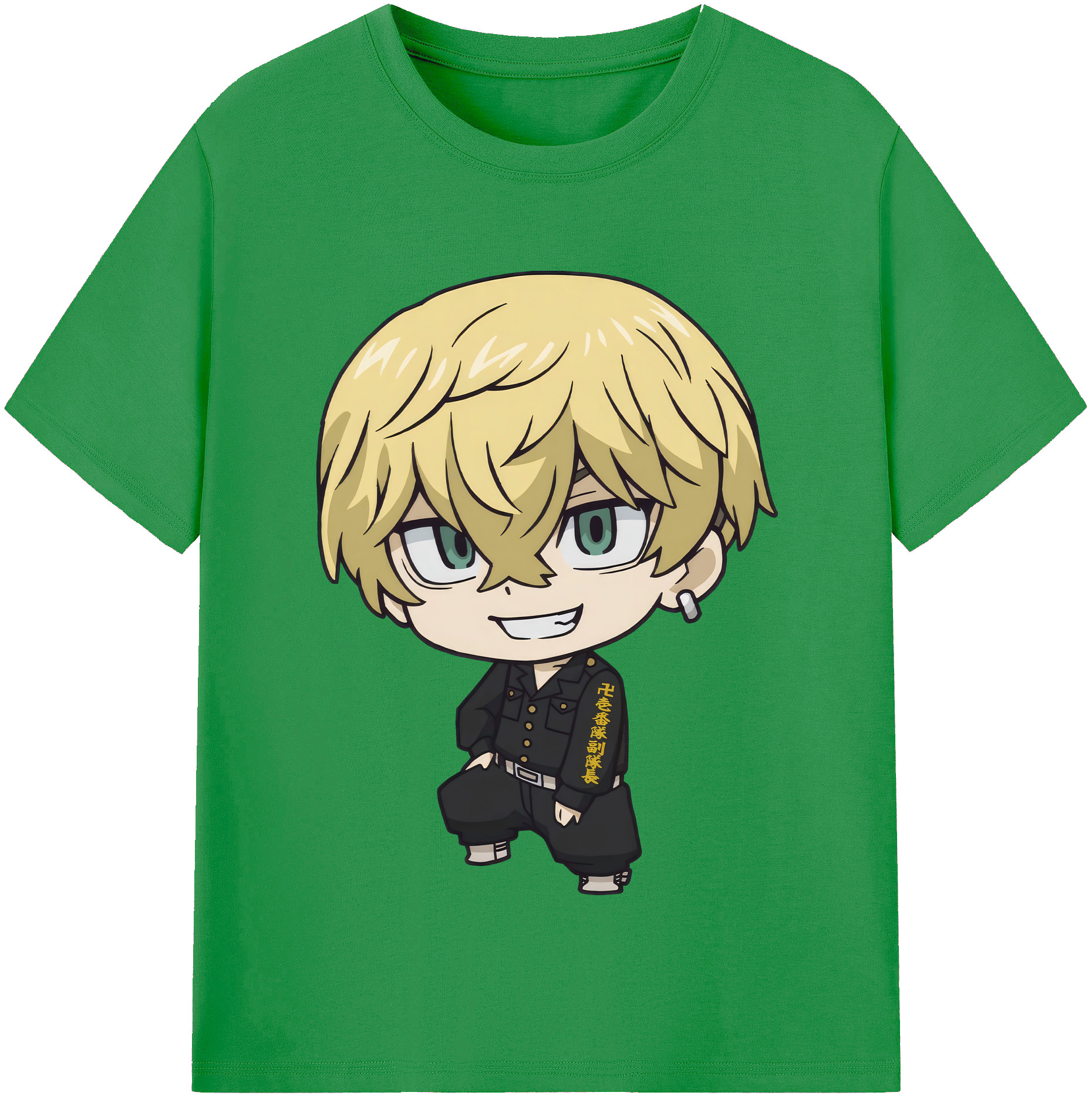 （画像用） 東京リベンジャーズ Tokyo Revengers レディースカジュアルプリントTシャツ（綿100％）