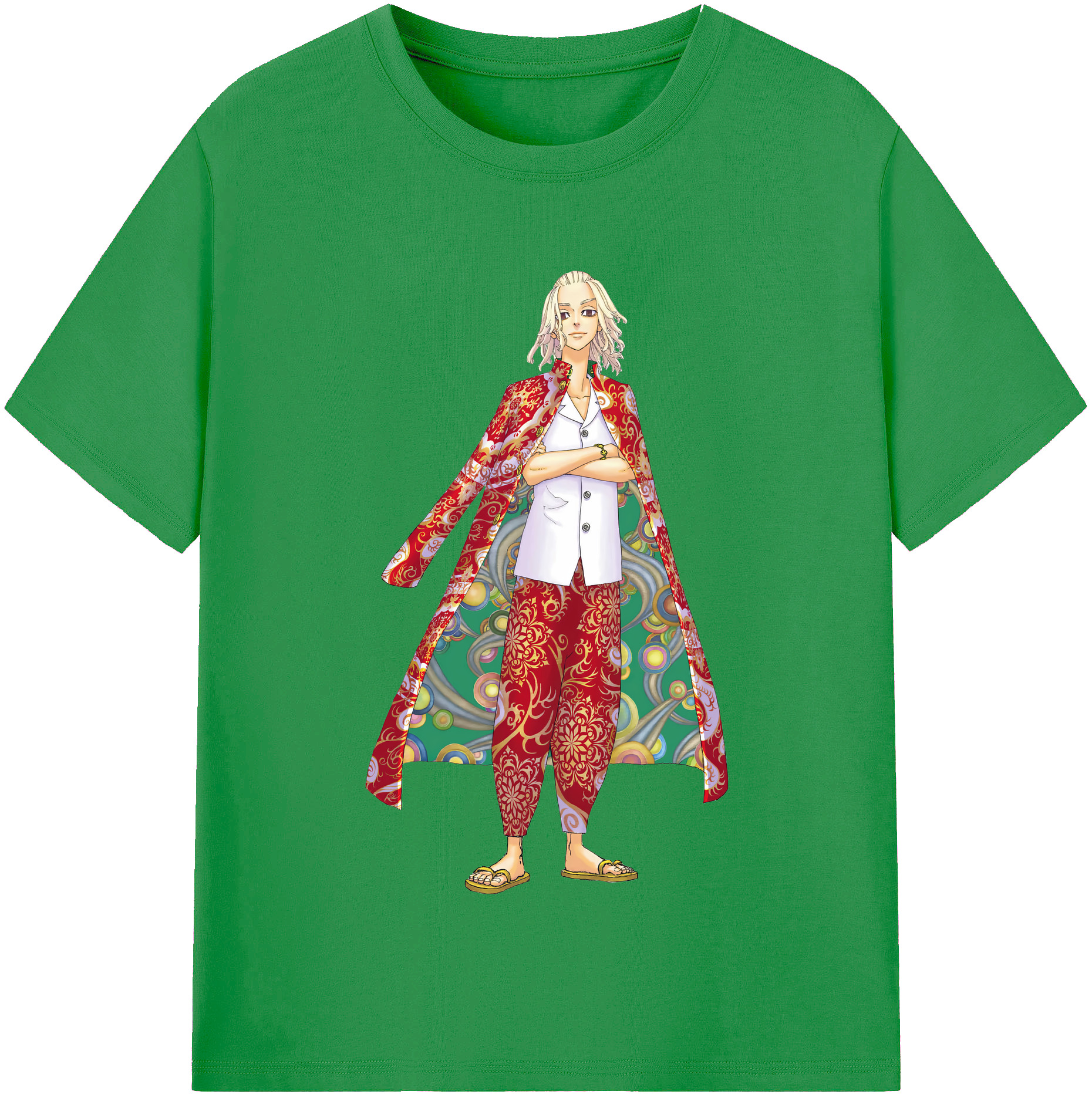 （画像用） 東京リベンジャーズ Tokyo Revengers レディースカジュアルプリントTシャツ（綿100％）