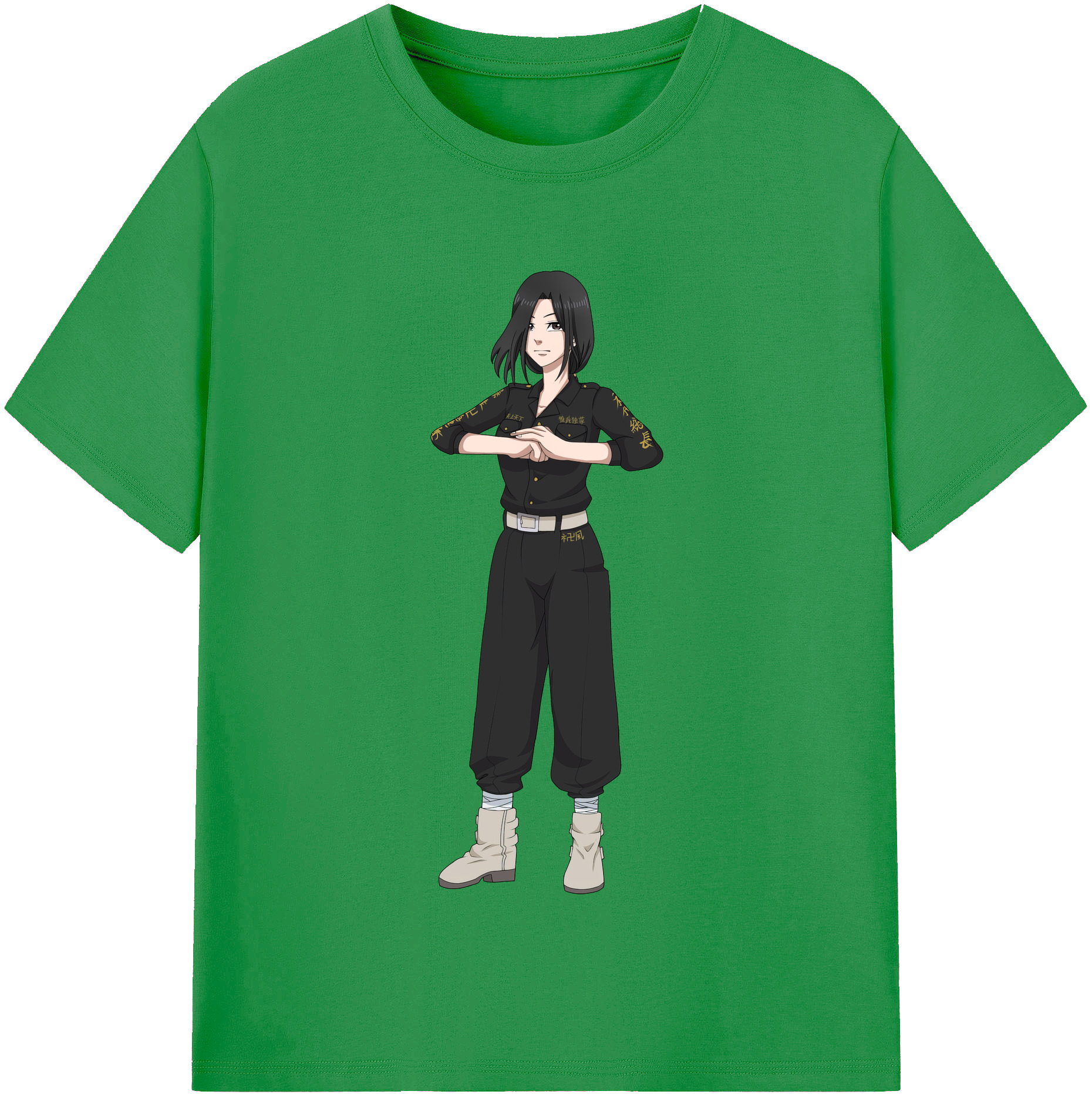 （画像用） 東京リベンジャーズ Tokyo Revengers レディースカジュアルプリントTシャツ（綿100％）