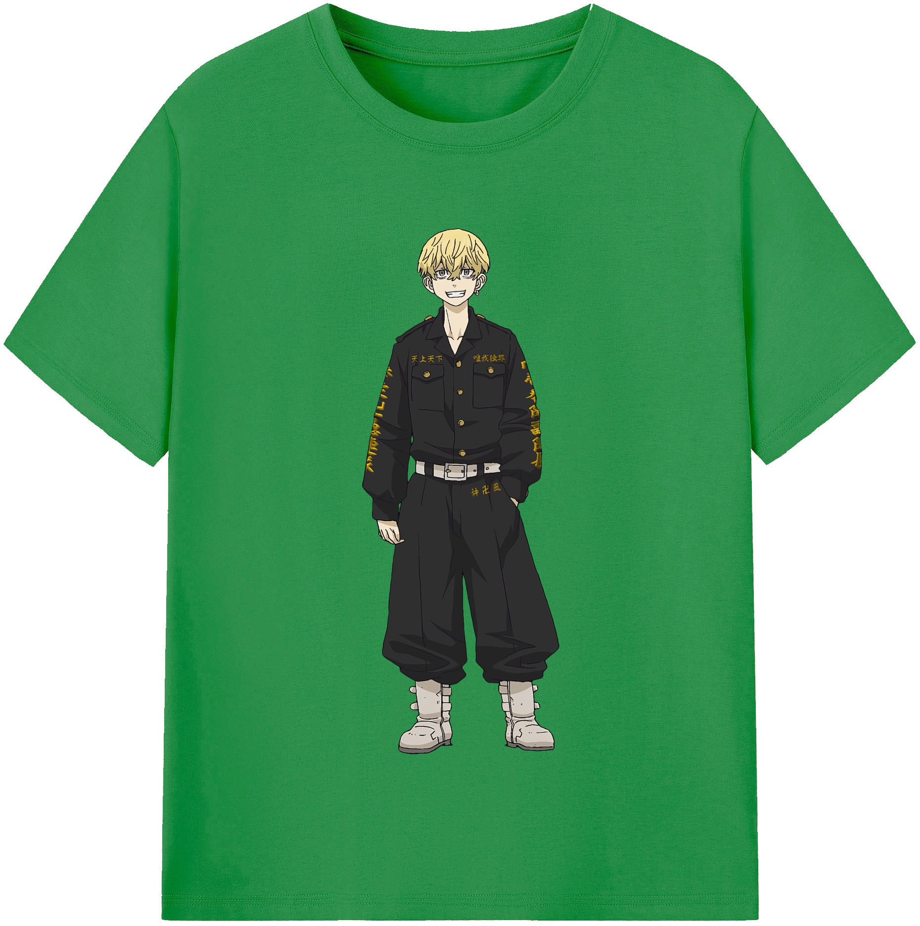 （画像用） 東京リベンジャーズ Tokyo Revengers レディースカジュアルプリントTシャツ（綿100％）