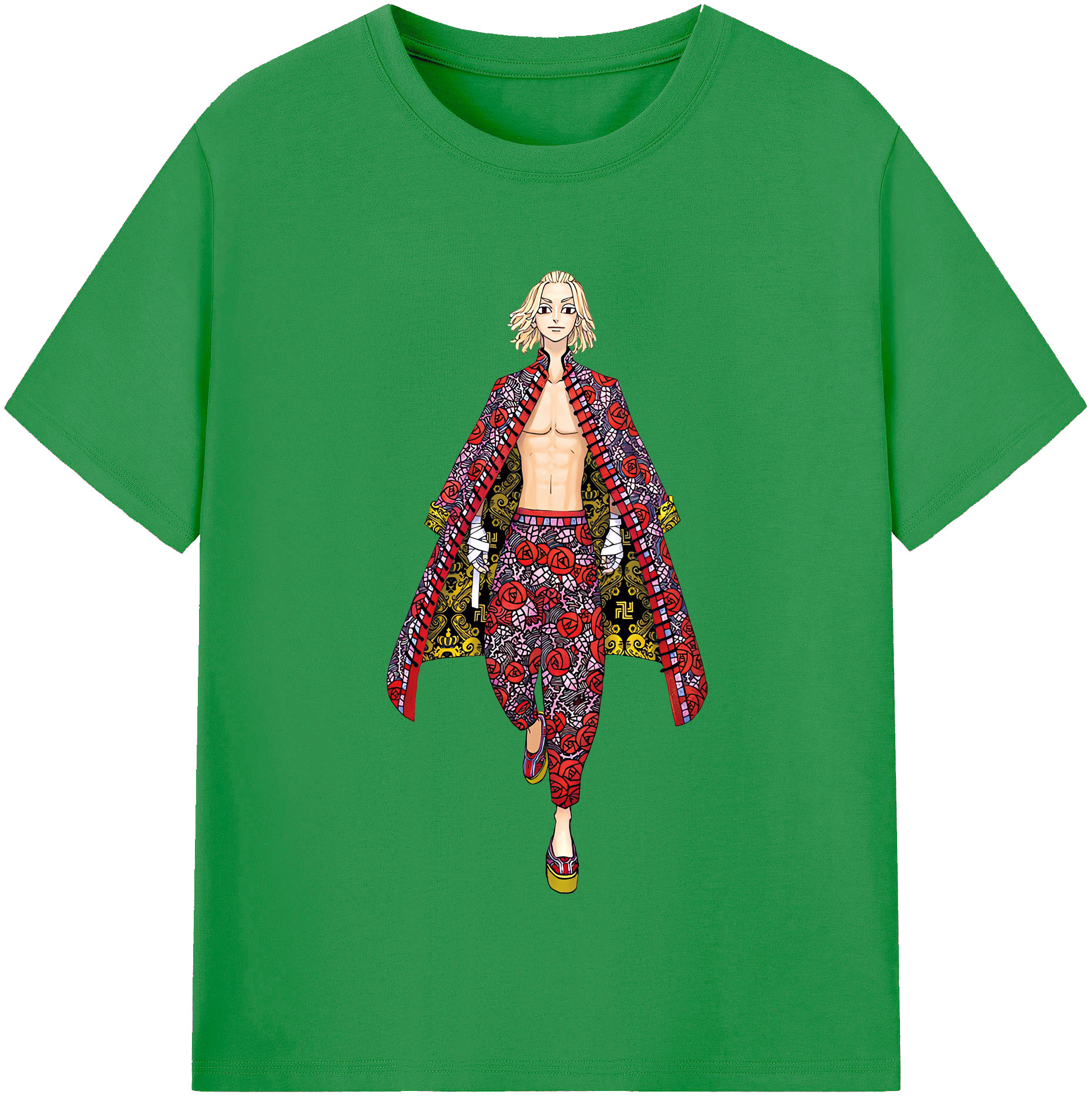 （画像用） 東京リベンジャーズ Tokyo Revengers レディースカジュアルプリントTシャツ（綿100％）