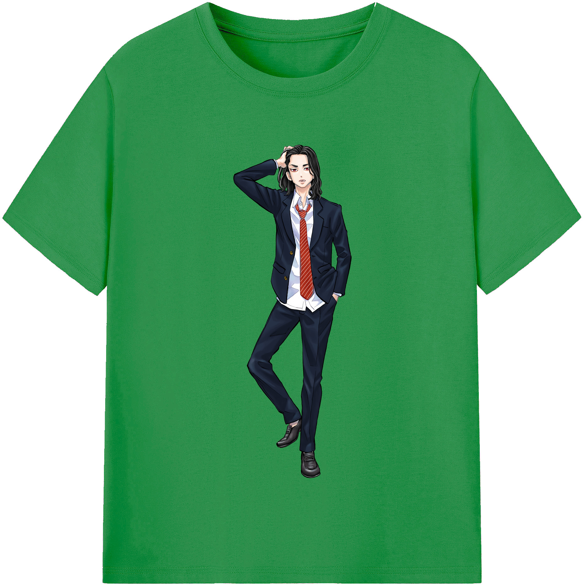 （画像用） 東京リベンジャーズ Tokyo Revengers レディースカジュアルプリントTシャツ（綿100％）