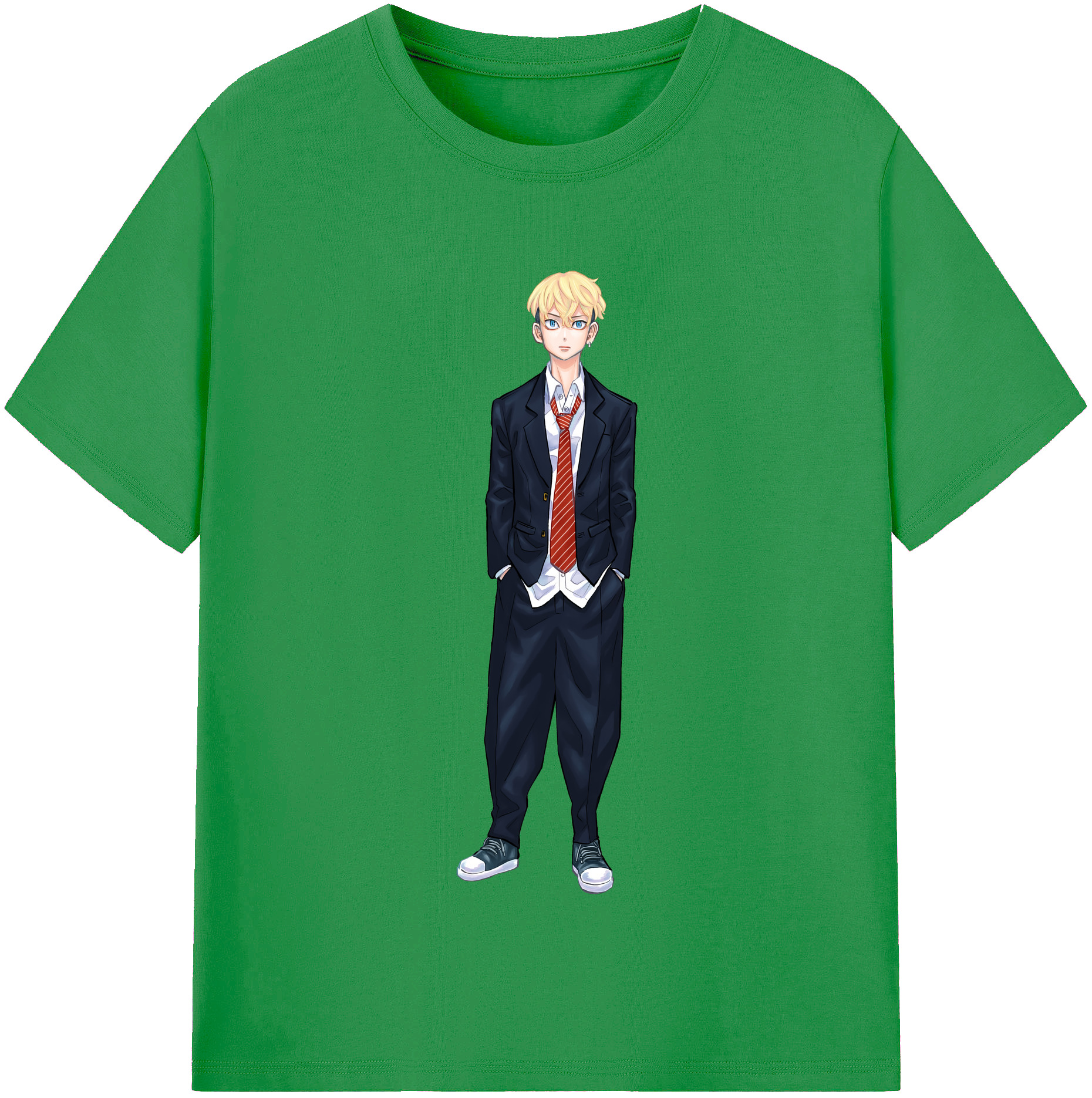 （画像用） 東京リベンジャーズ Tokyo Revengers レディースカジュアルプリントTシャツ（綿100％）