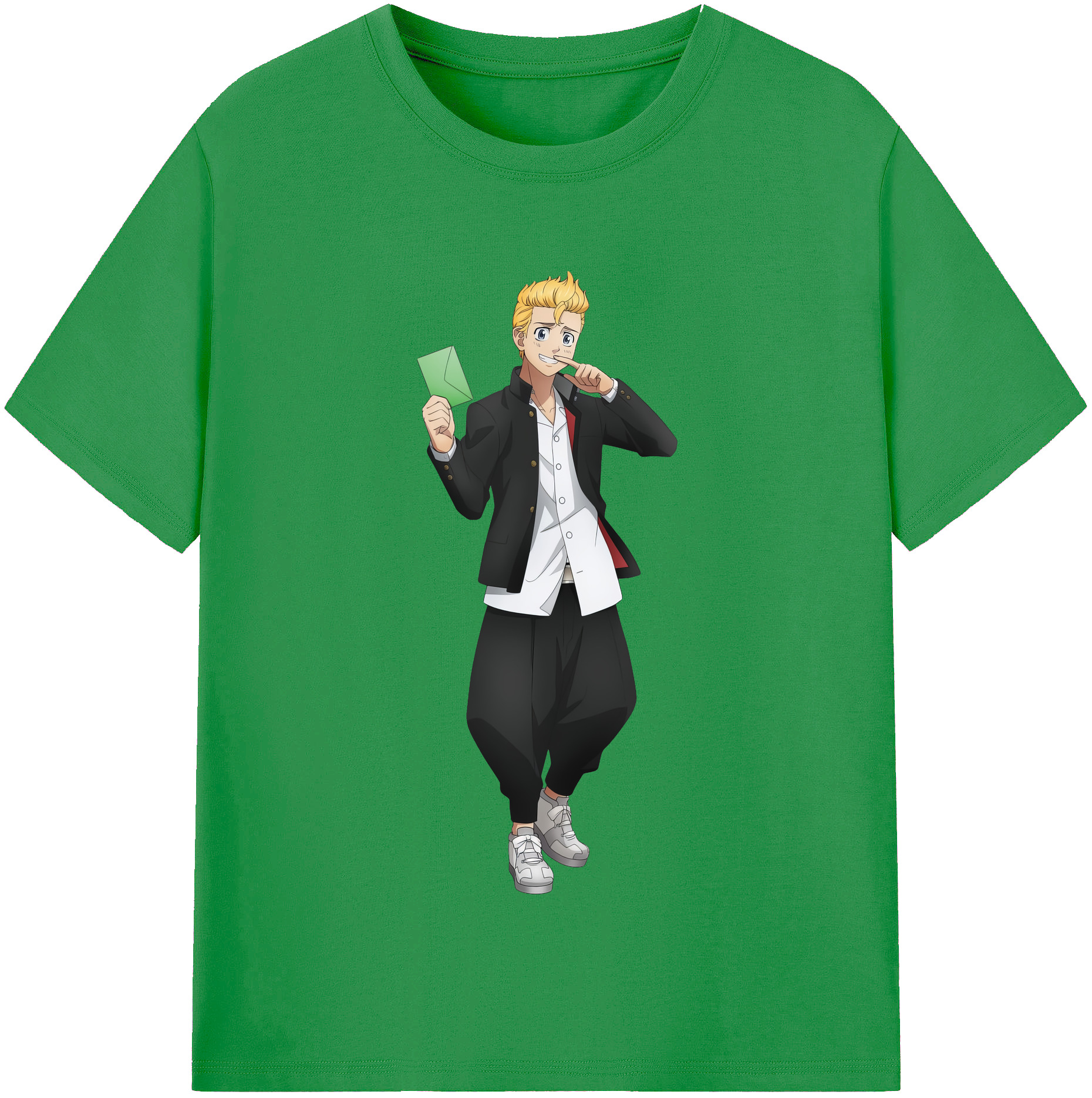 （画像用） 東京リベンジャーズ Tokyo Revengers レディースカジュアルプリントTシャツ（綿100％）