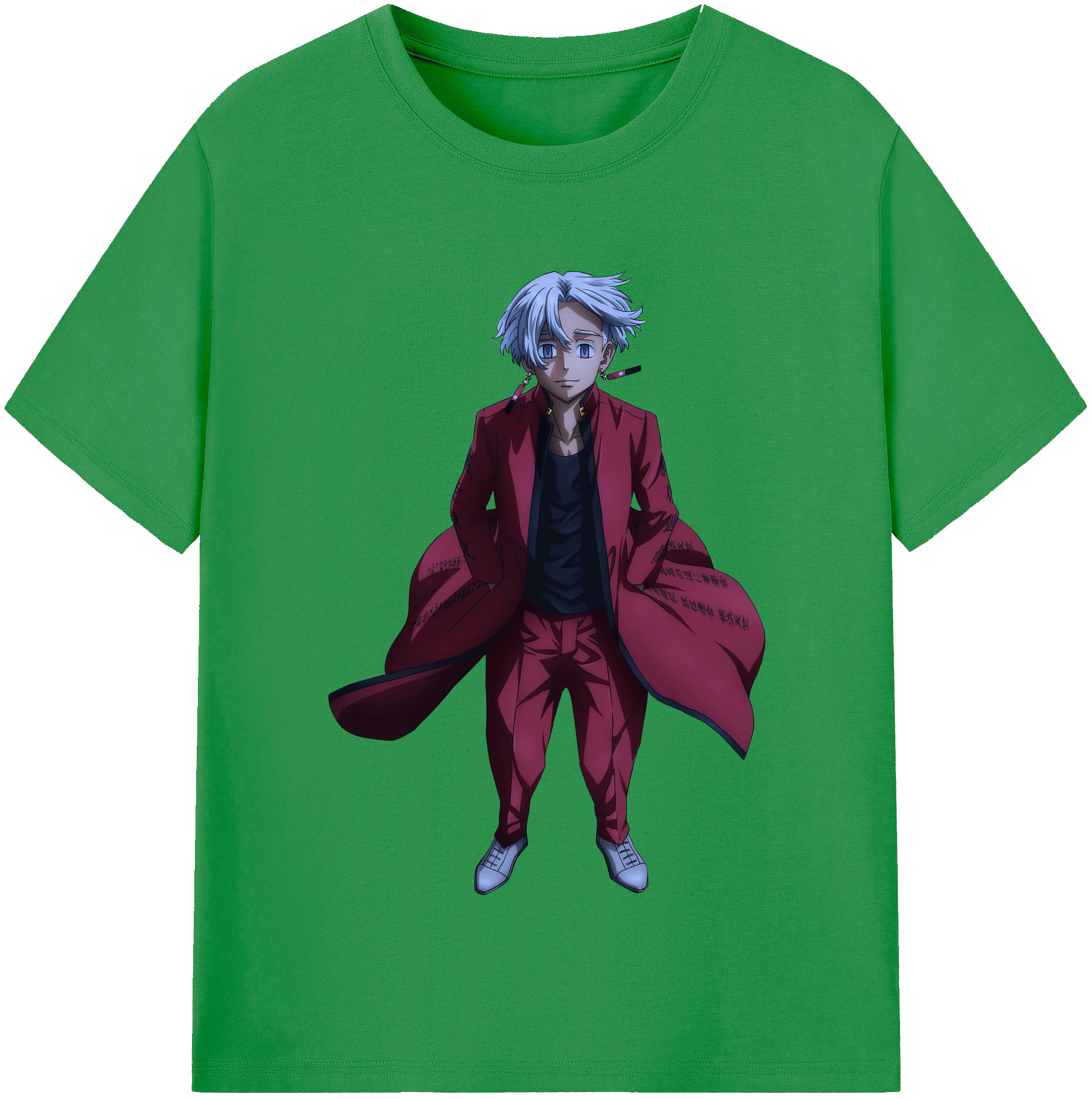 （画像用） 東京リベンジャーズ Tokyo Revengers レディースカジュアルプリントTシャツ（綿100％）