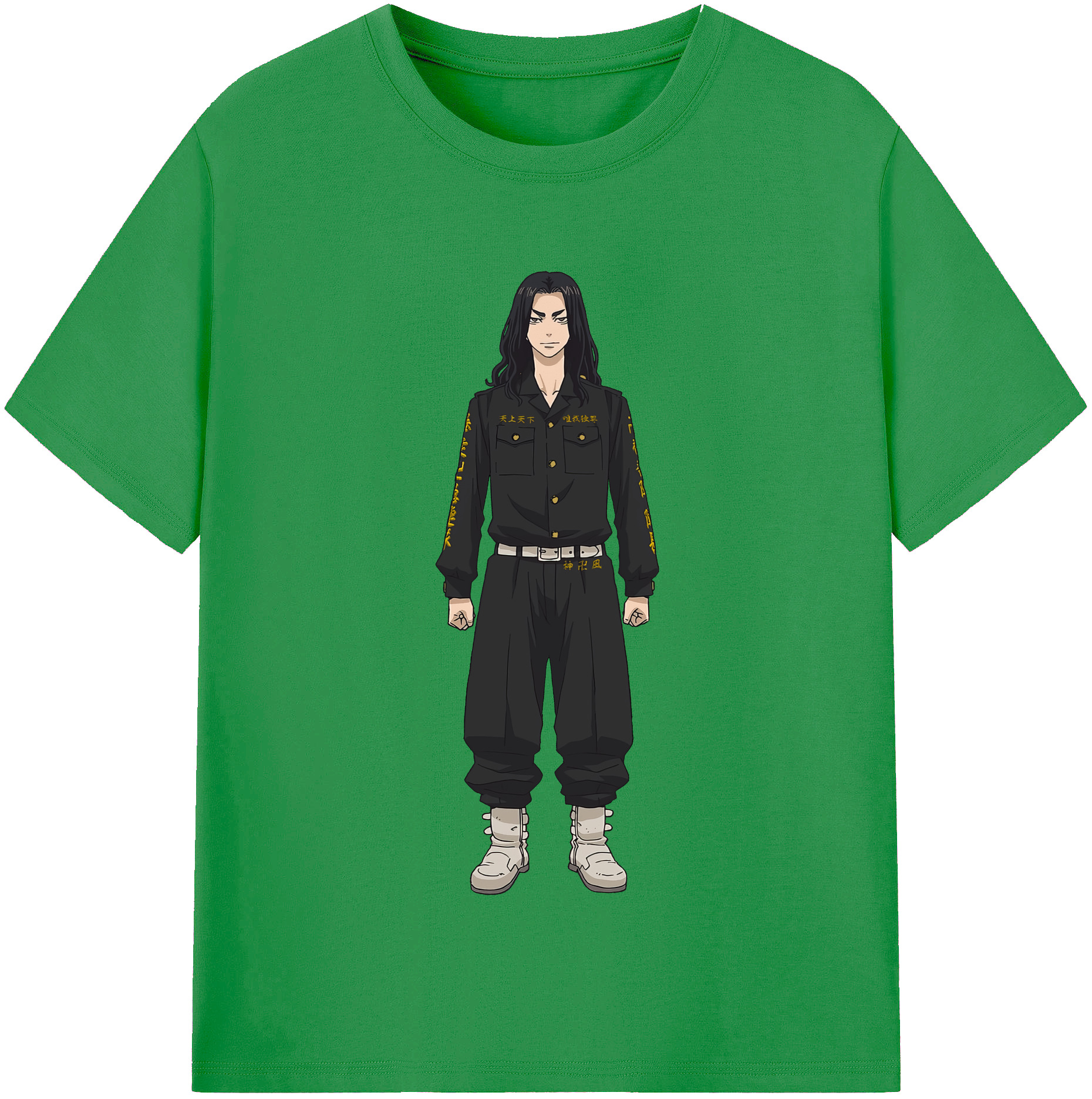 （画像用） 東京リベンジャーズ Tokyo Revengers レディースカジュアルプリントTシャツ（綿100％）