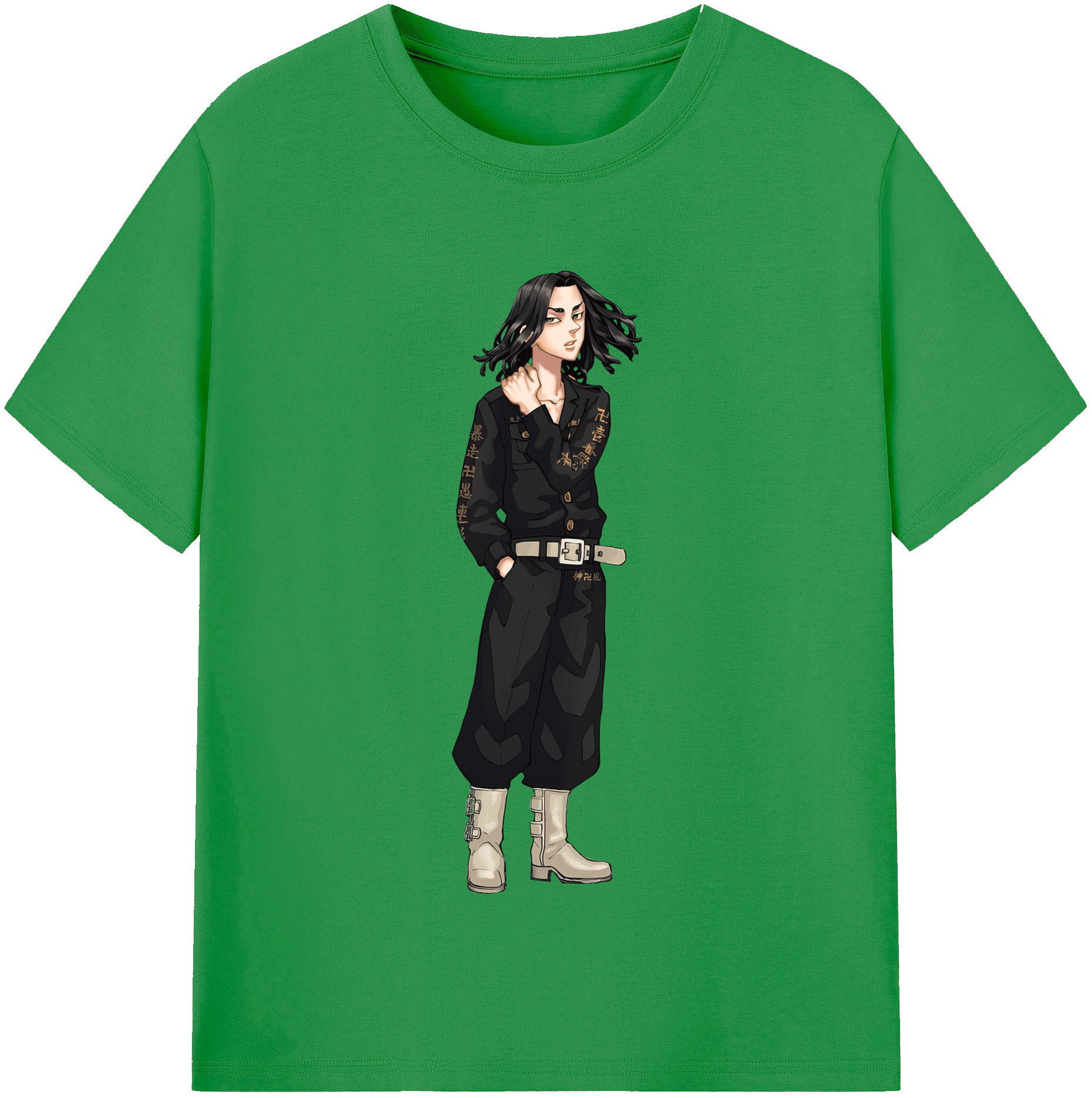 （画像用） 東京リベンジャーズ Tokyo Revengers レディースカジュアルプリントTシャツ（綿100％）