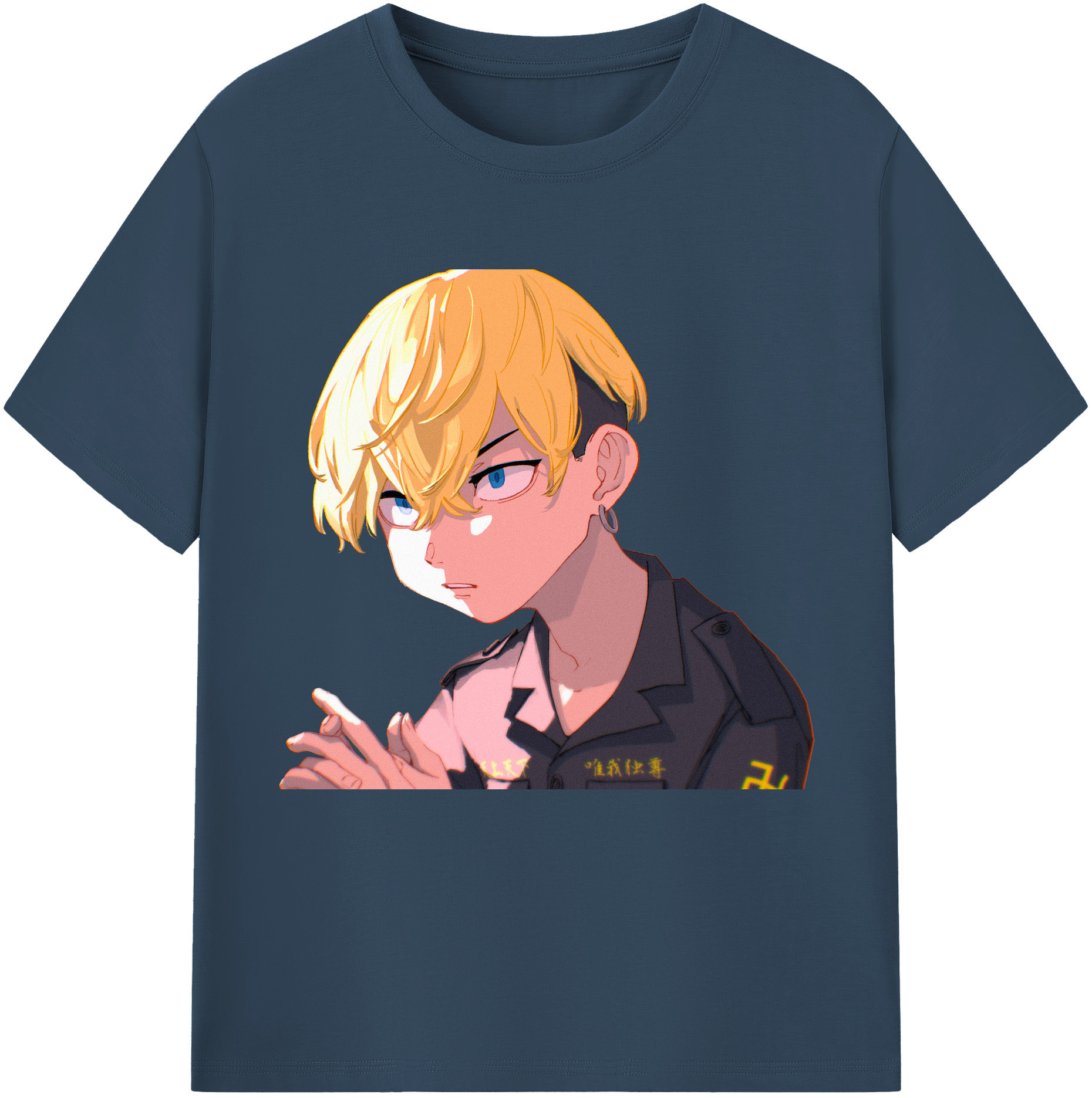 （画像用） 東京リベンジャーズ Tokyo Revengers レディースカジュアルプリントTシャツ（綿100％）