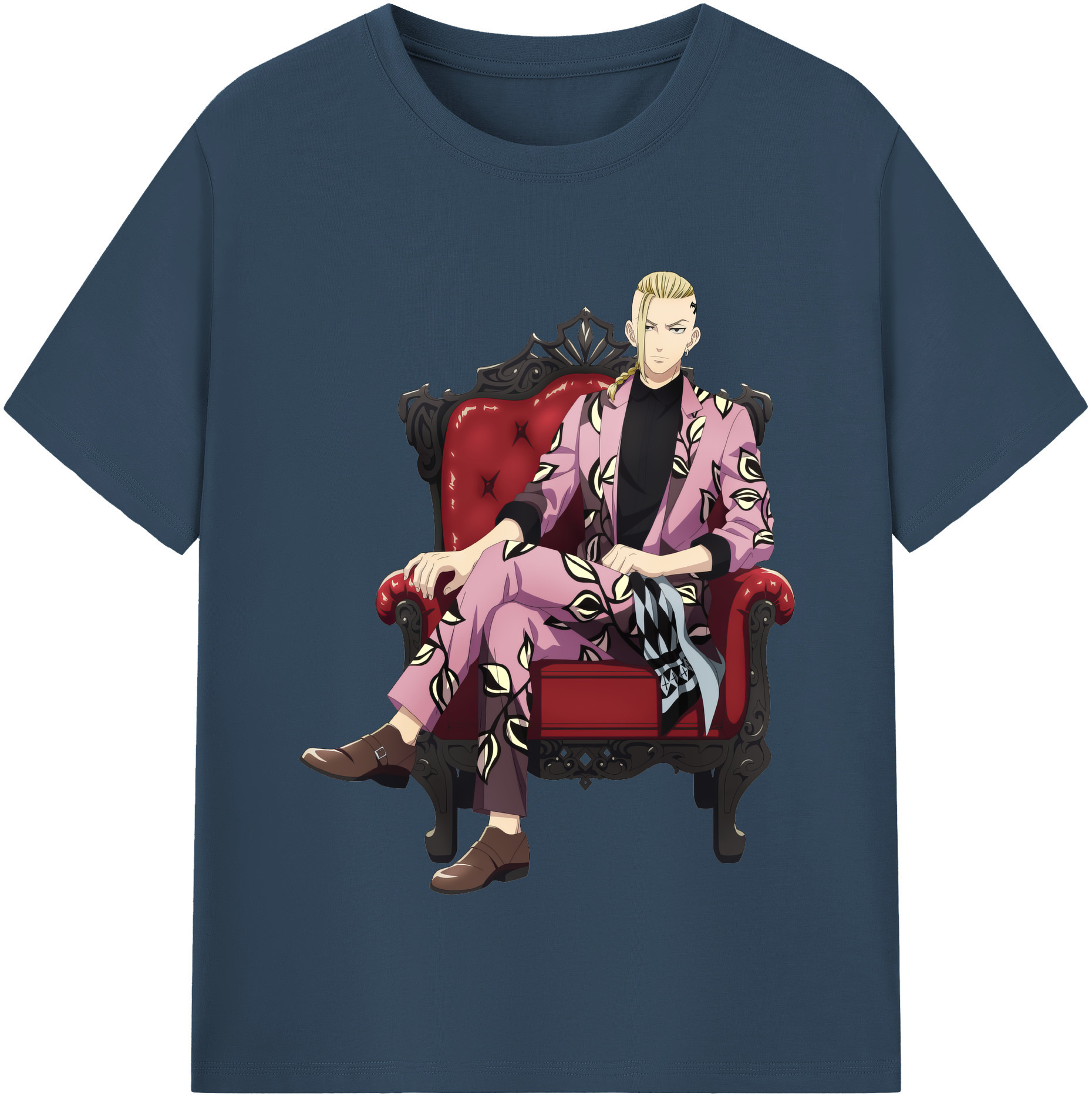 （画像用） 東京リベンジャーズ Tokyo Revengers レディースカジュアルプリントTシャツ（綿100％）