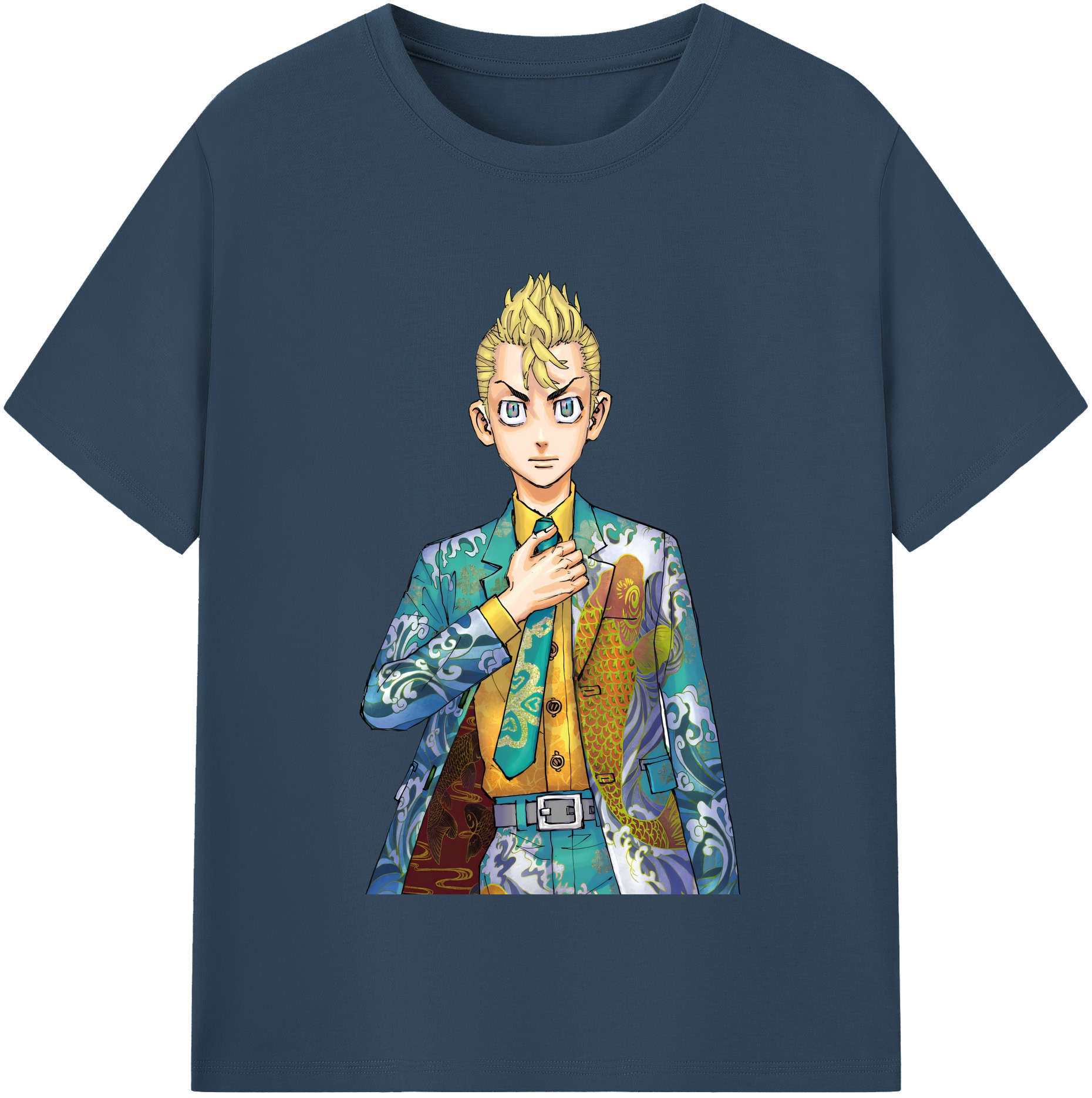 （画像用） 東京リベンジャーズ Tokyo Revengers レディースカジュアルプリントTシャツ（綿100％）