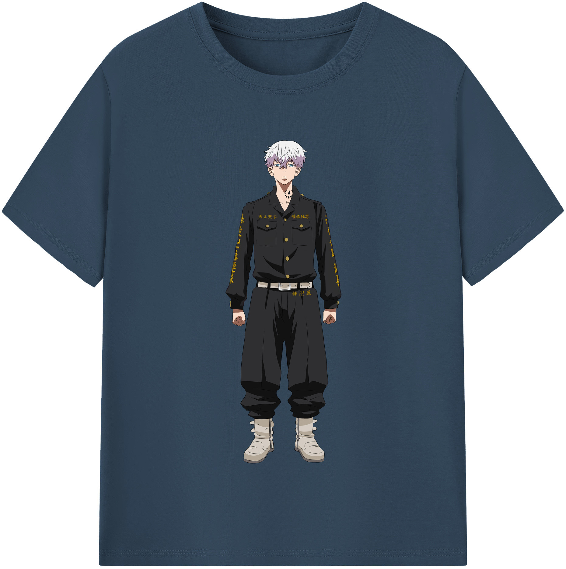 （画像用） 東京リベンジャーズ Tokyo Revengers レディースカジュアルプリントTシャツ（綿100％）