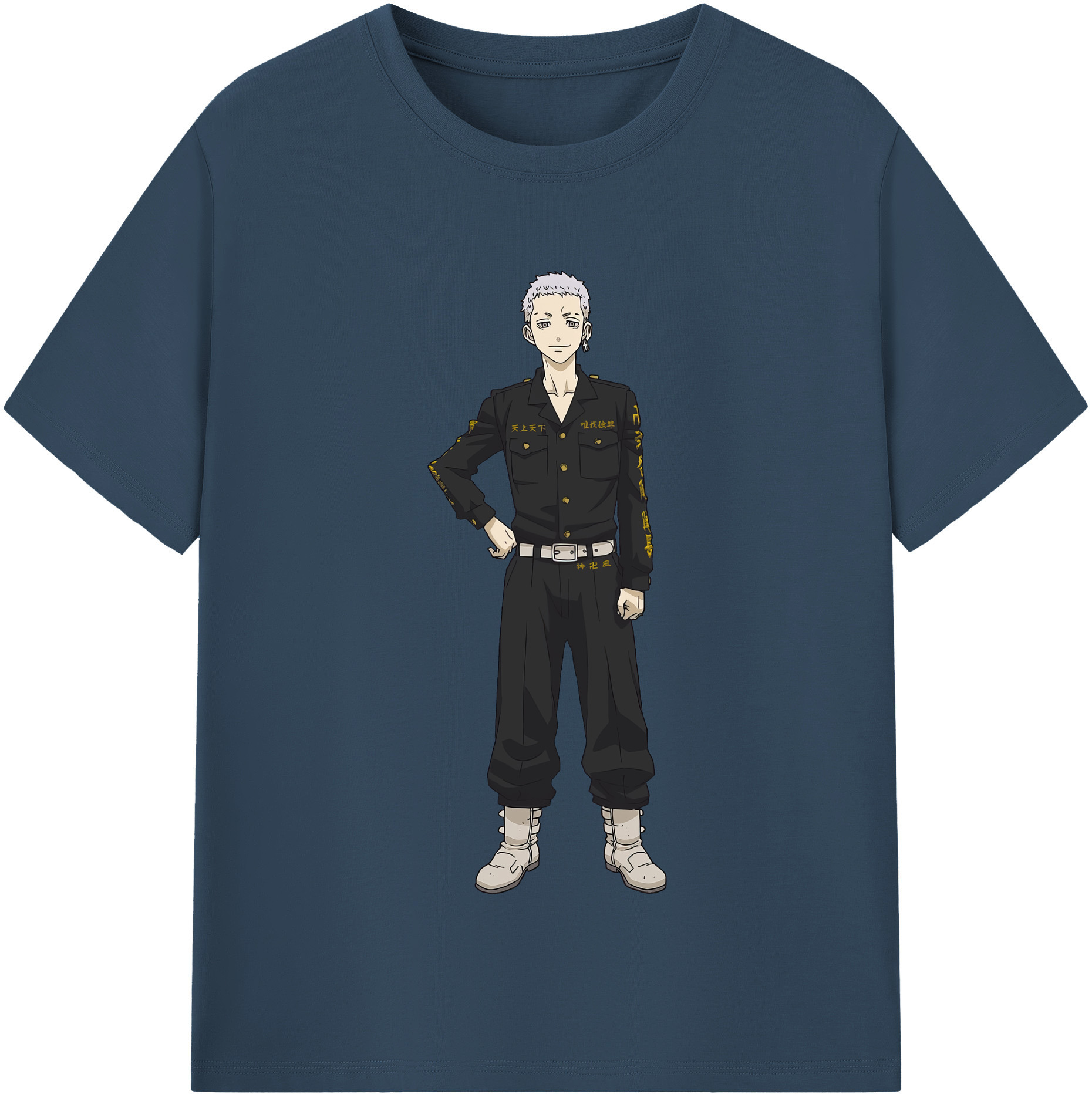 （画像用） 東京リベンジャーズ Tokyo Revengers レディースカジュアルプリントTシャツ（綿100％）