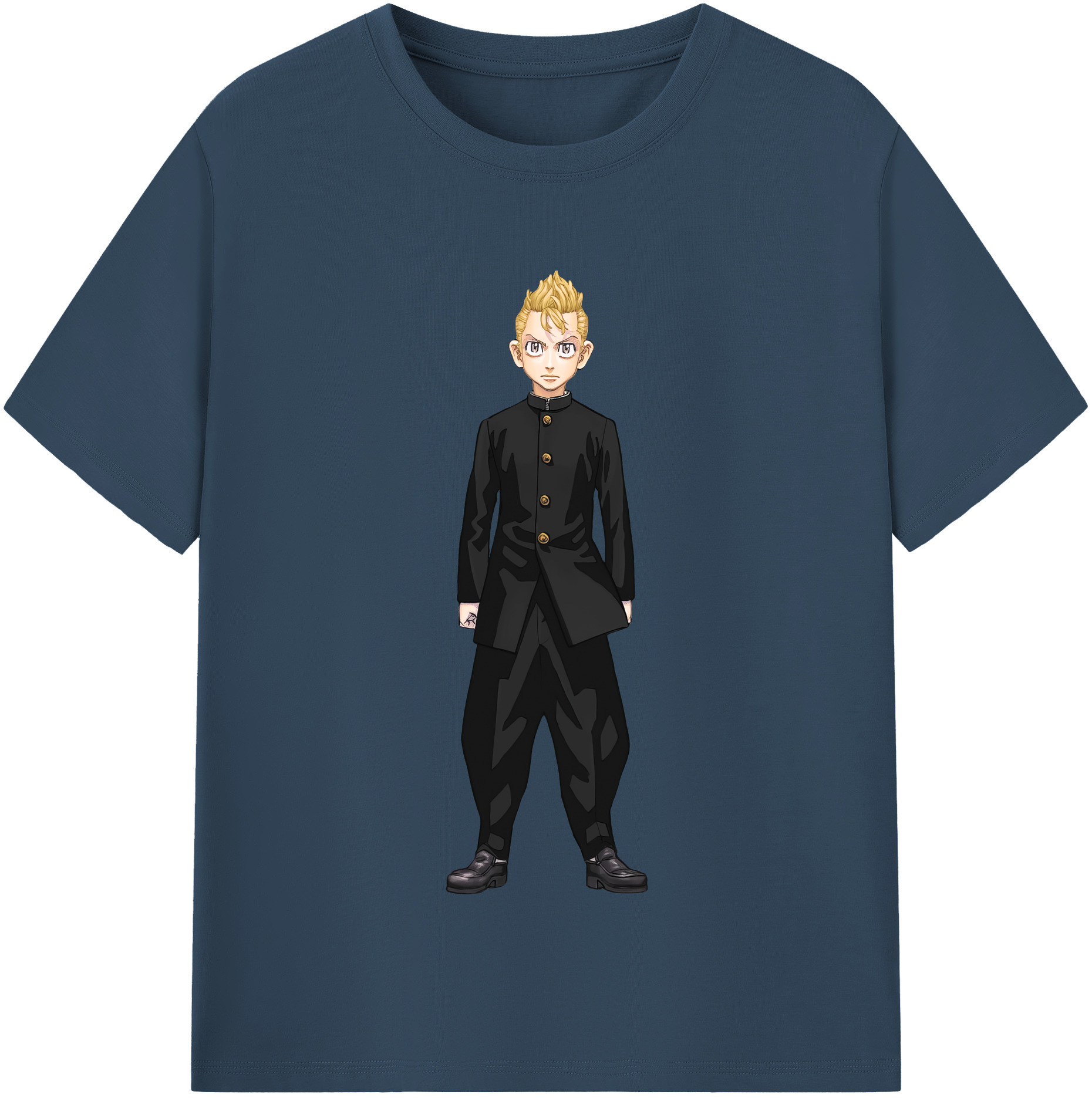 （画像用） 東京リベンジャーズ Tokyo Revengers レディースカジュアルプリントTシャツ（綿100％）