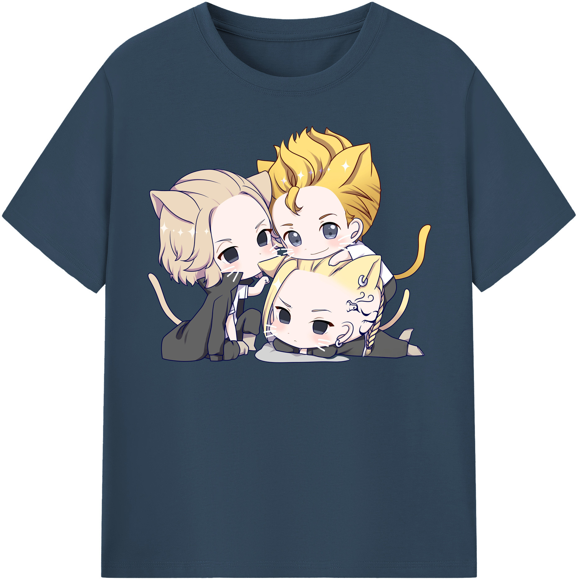 （画像用） 東京リベンジャーズ Tokyo Revengers レディースカジュアルプリントTシャツ（綿100％）