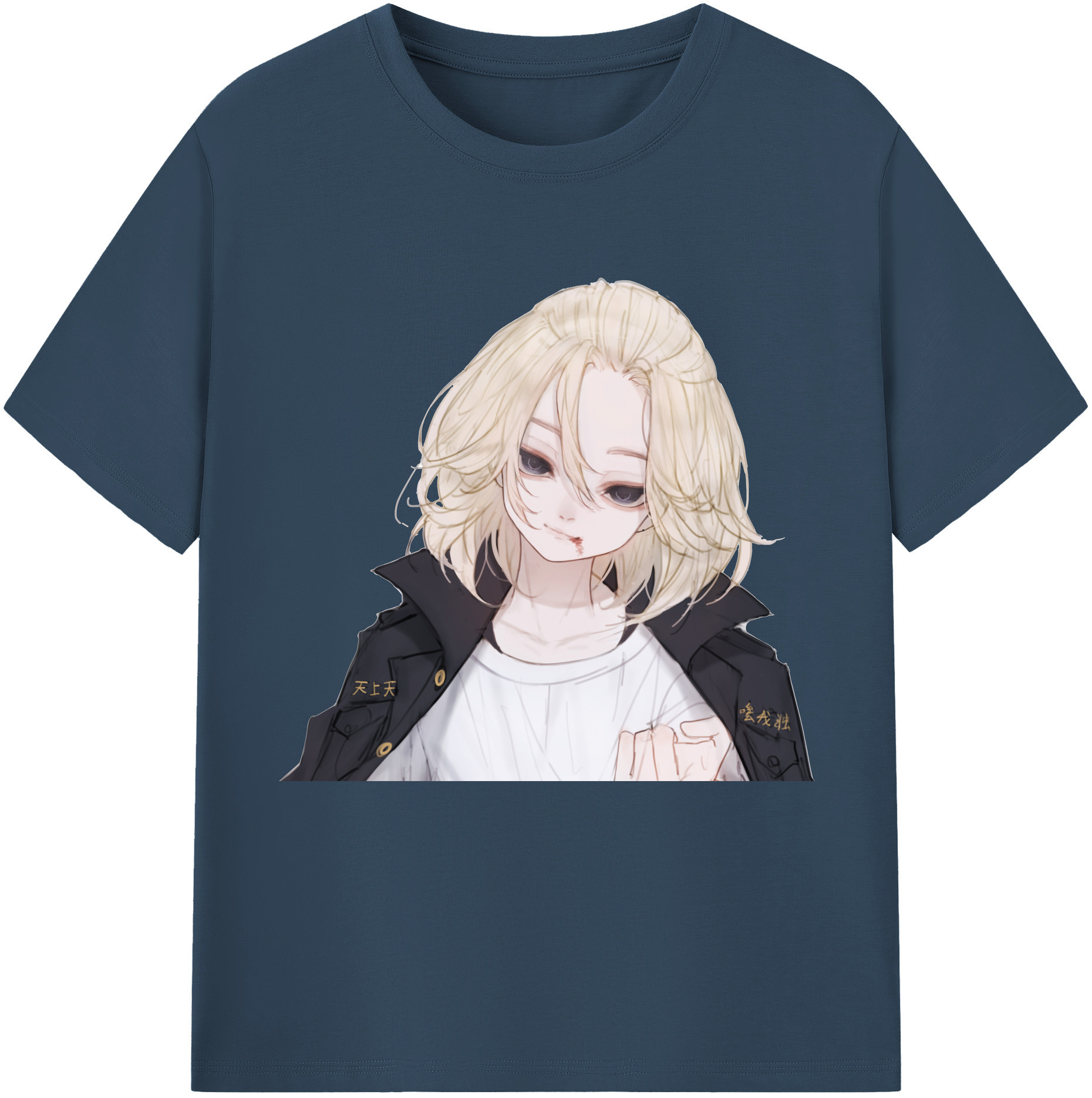 （画像用） 東京リベンジャーズ Tokyo Revengers レディースカジュアルプリントTシャツ（綿100％）