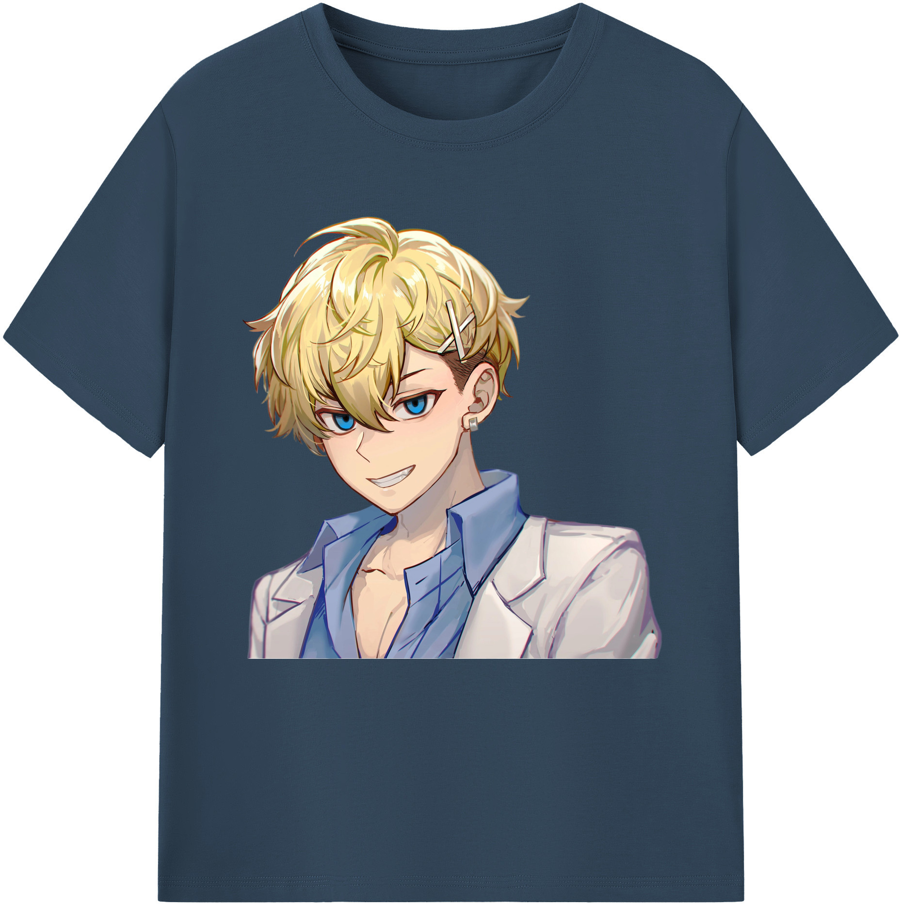 （画像用） 東京リベンジャーズ Tokyo Revengers レディースカジュアルプリントTシャツ（綿100％）