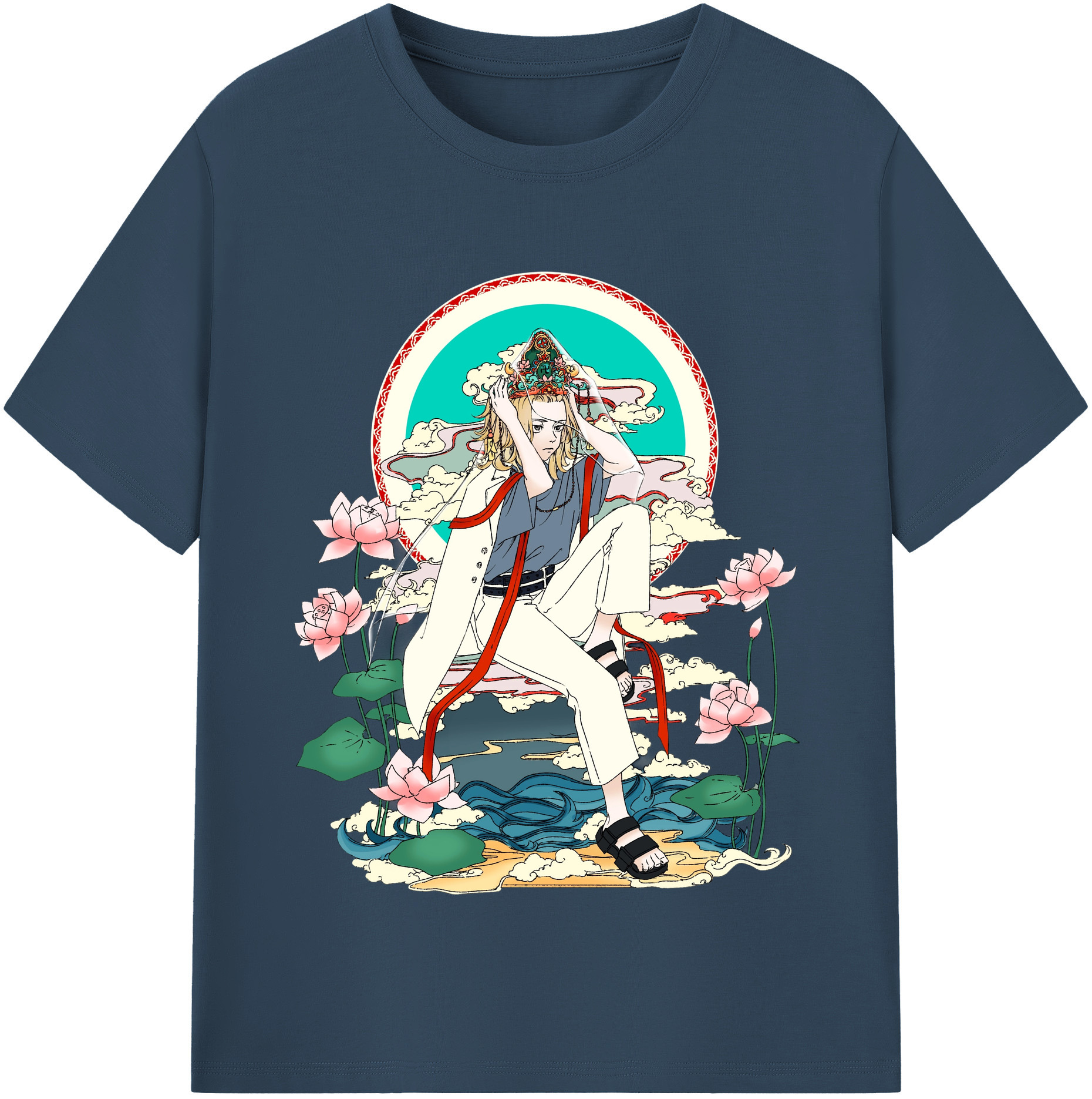 （画像用） 東京リベンジャーズ Tokyo Revengers レディースカジュアルプリントTシャツ（綿100％）