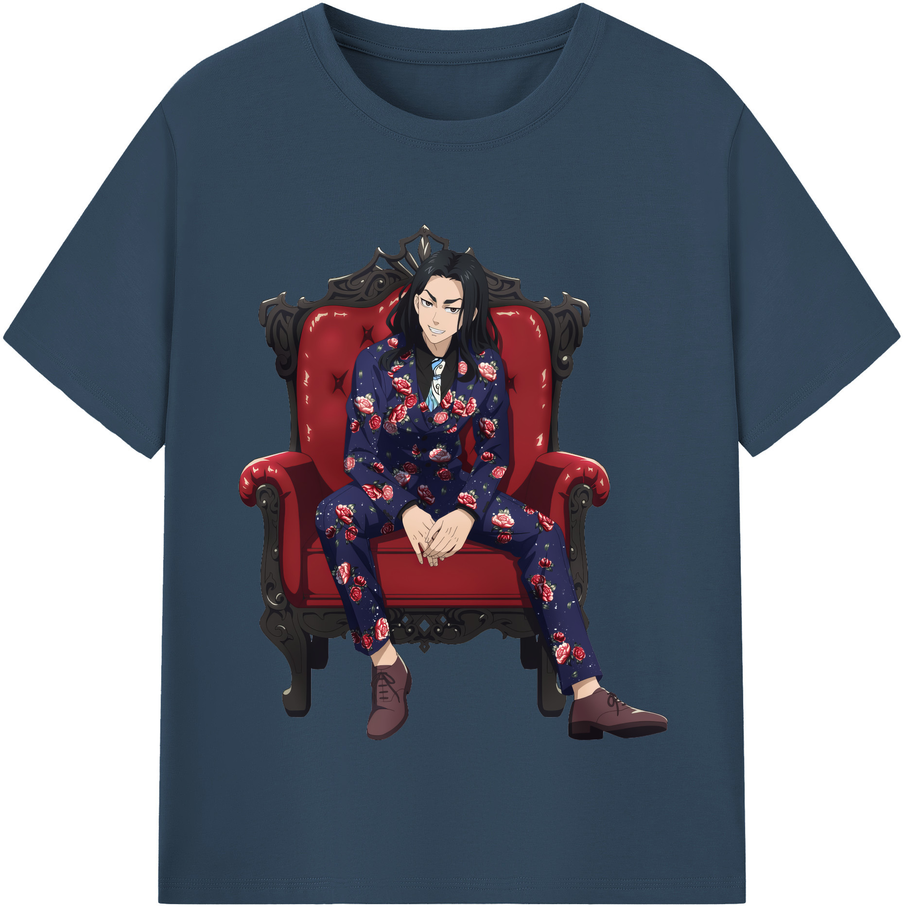 （画像用） 東京リベンジャーズ Tokyo Revengers レディースカジュアルプリントTシャツ（綿100％）
