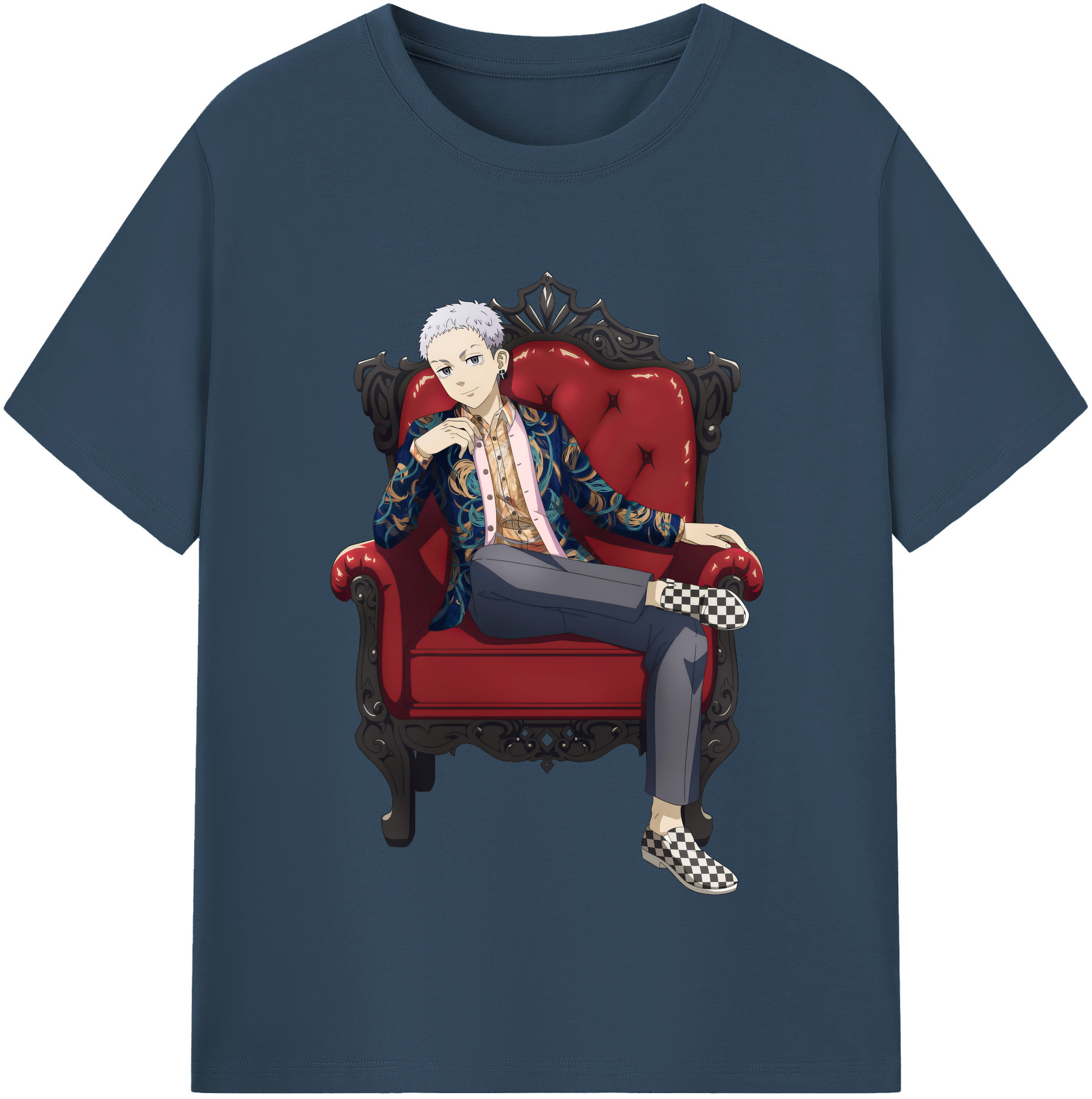 （画像用） 東京リベンジャーズ Tokyo Revengers レディースカジュアルプリントTシャツ（綿100％）