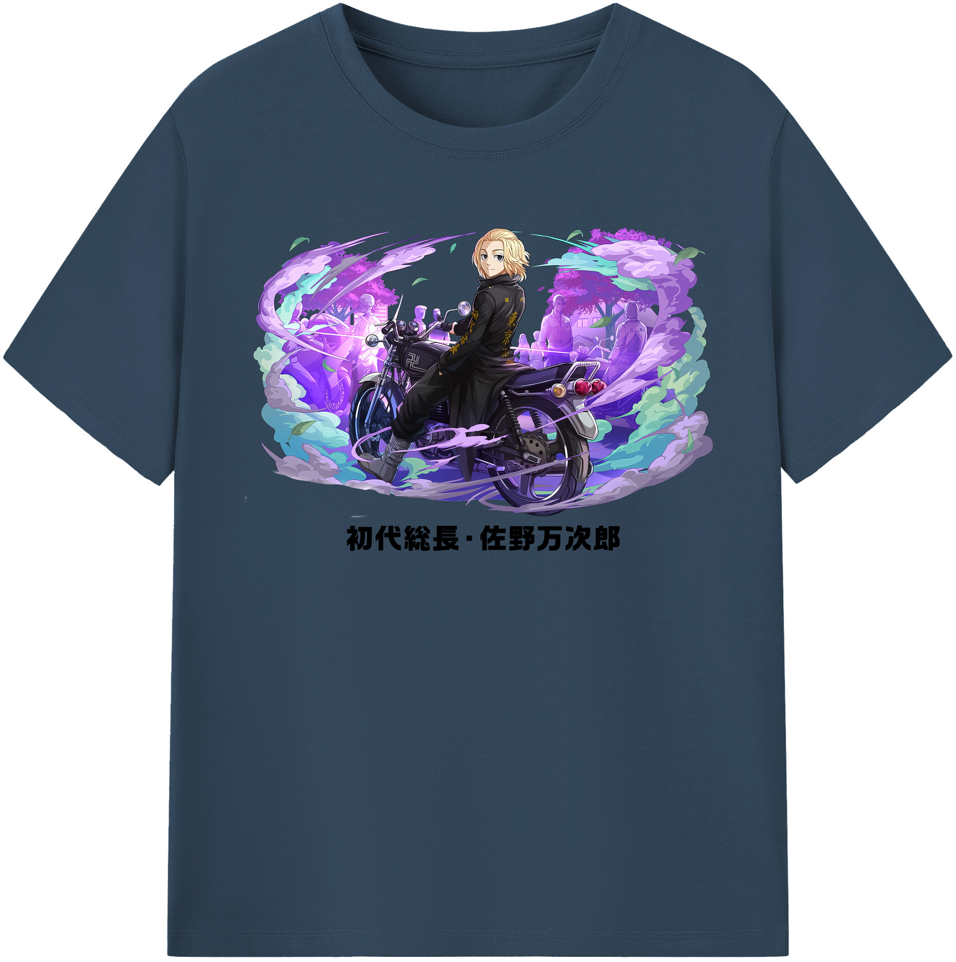 （画像用） 東京リベンジャーズ Tokyo Revengers レディースカジュアルプリントTシャツ（綿100％）