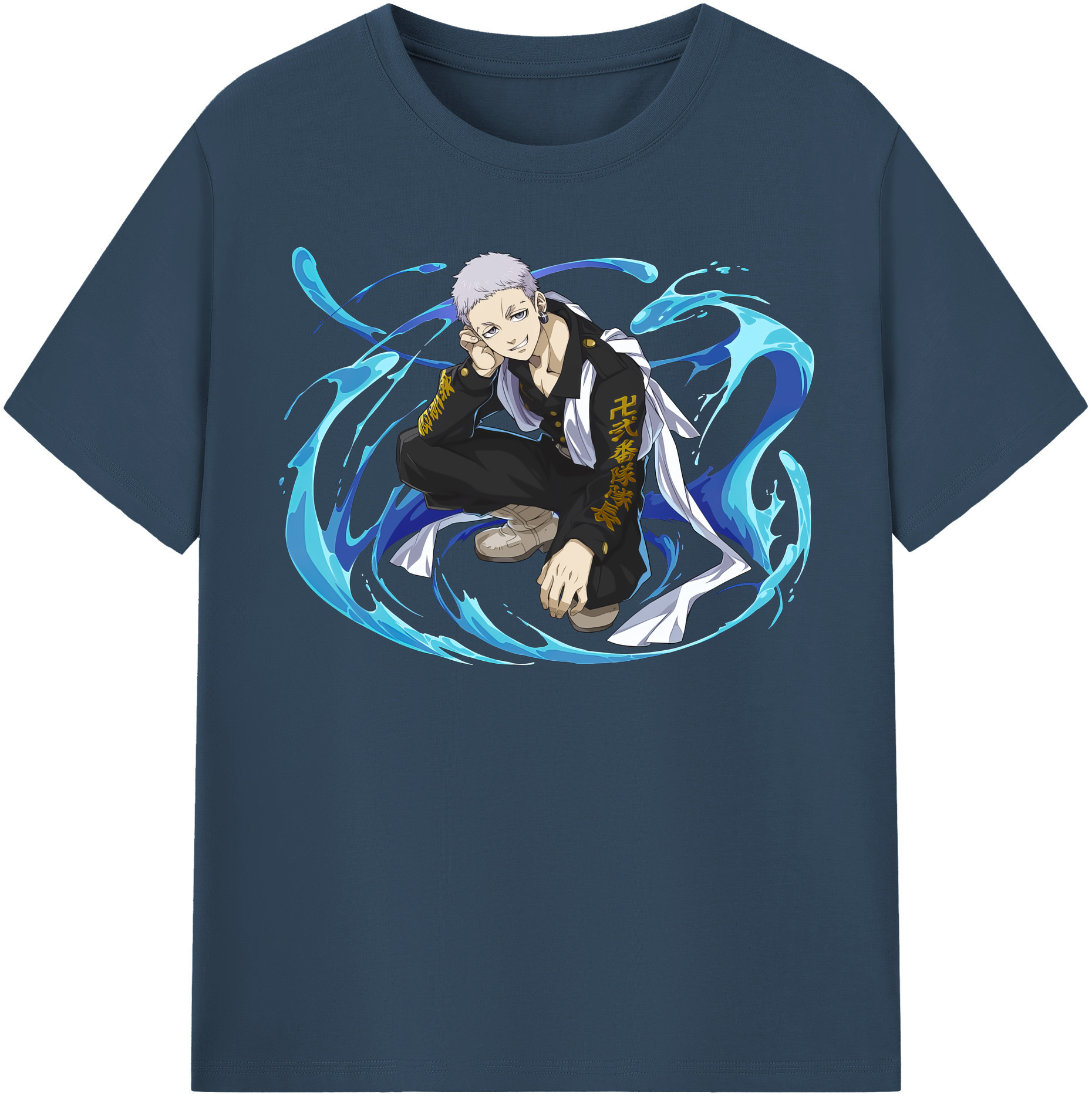 （画像用） 東京リベンジャーズ Tokyo Revengers レディースカジュアルプリントTシャツ（綿100％）