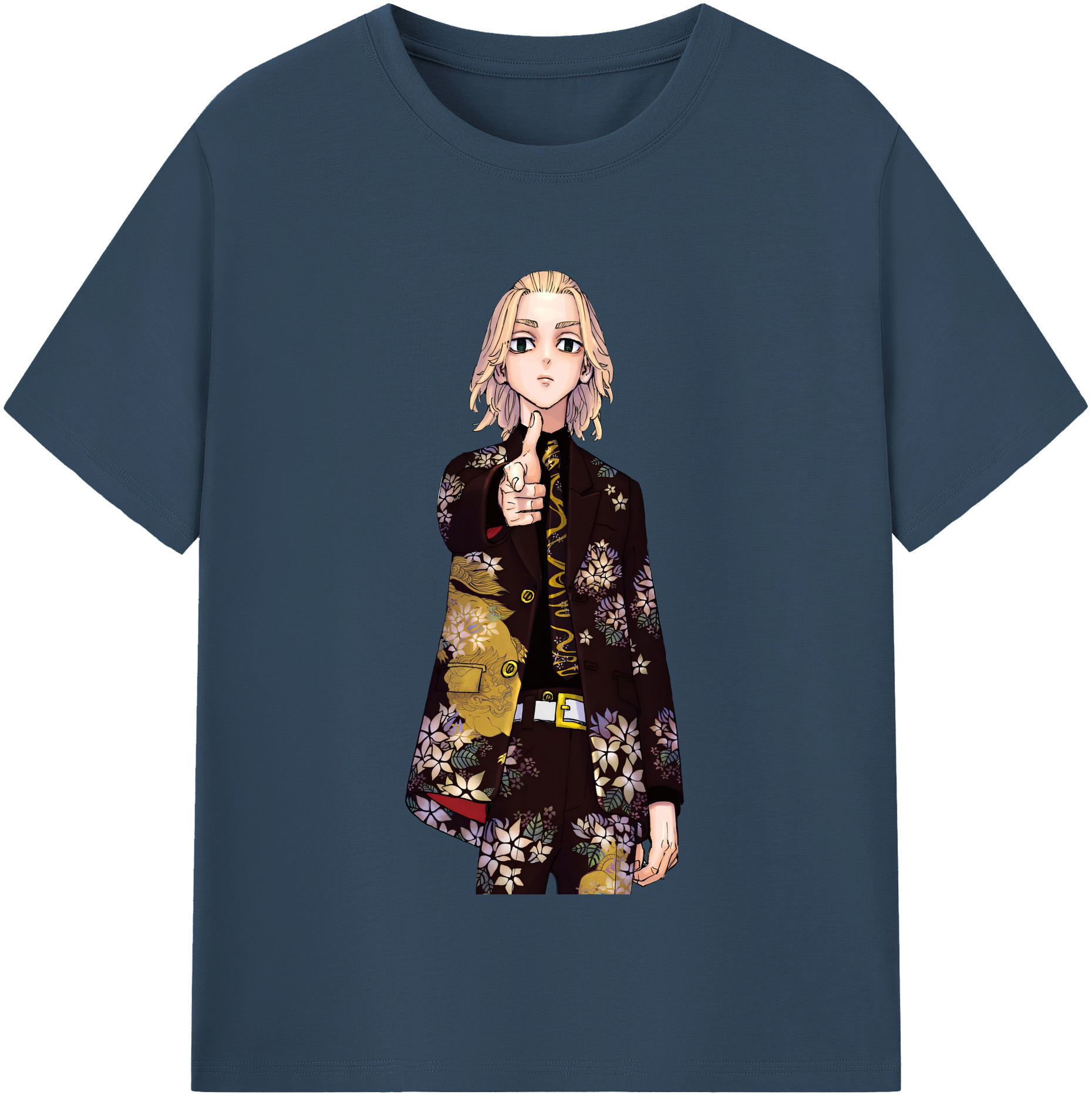 （画像用） 東京リベンジャーズ Tokyo Revengers レディースカジュアルプリントTシャツ（綿100％）