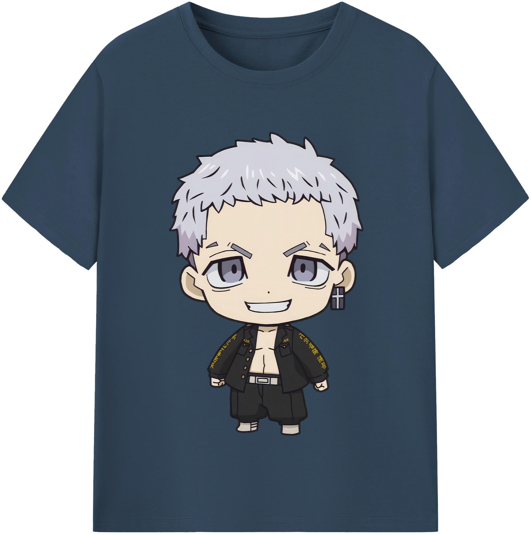 （画像用） 東京リベンジャーズ Tokyo Revengers レディースカジュアルプリントTシャツ（綿100％）