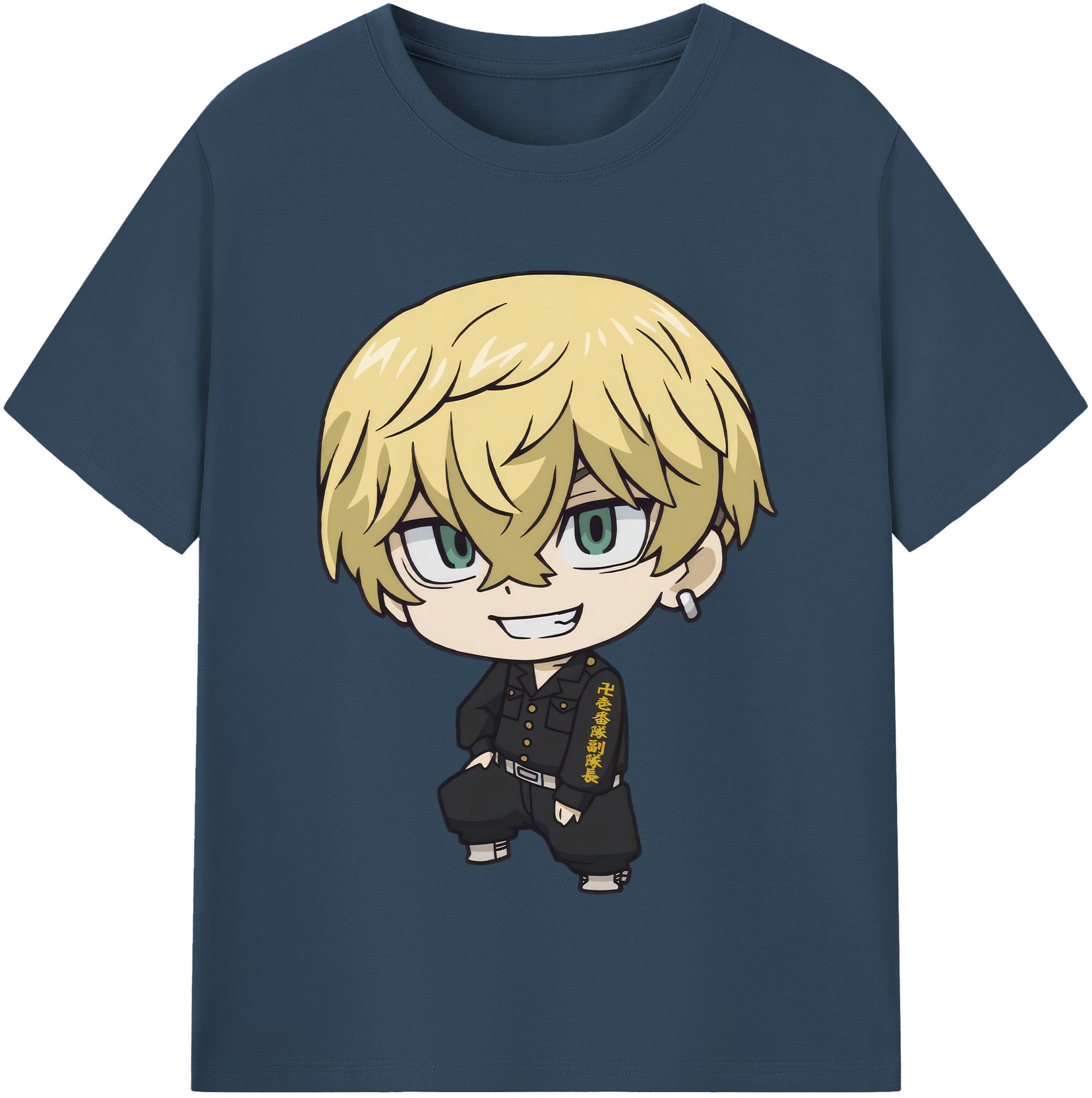 （画像用） 東京リベンジャーズ Tokyo Revengers レディースカジュアルプリントTシャツ（綿100％）