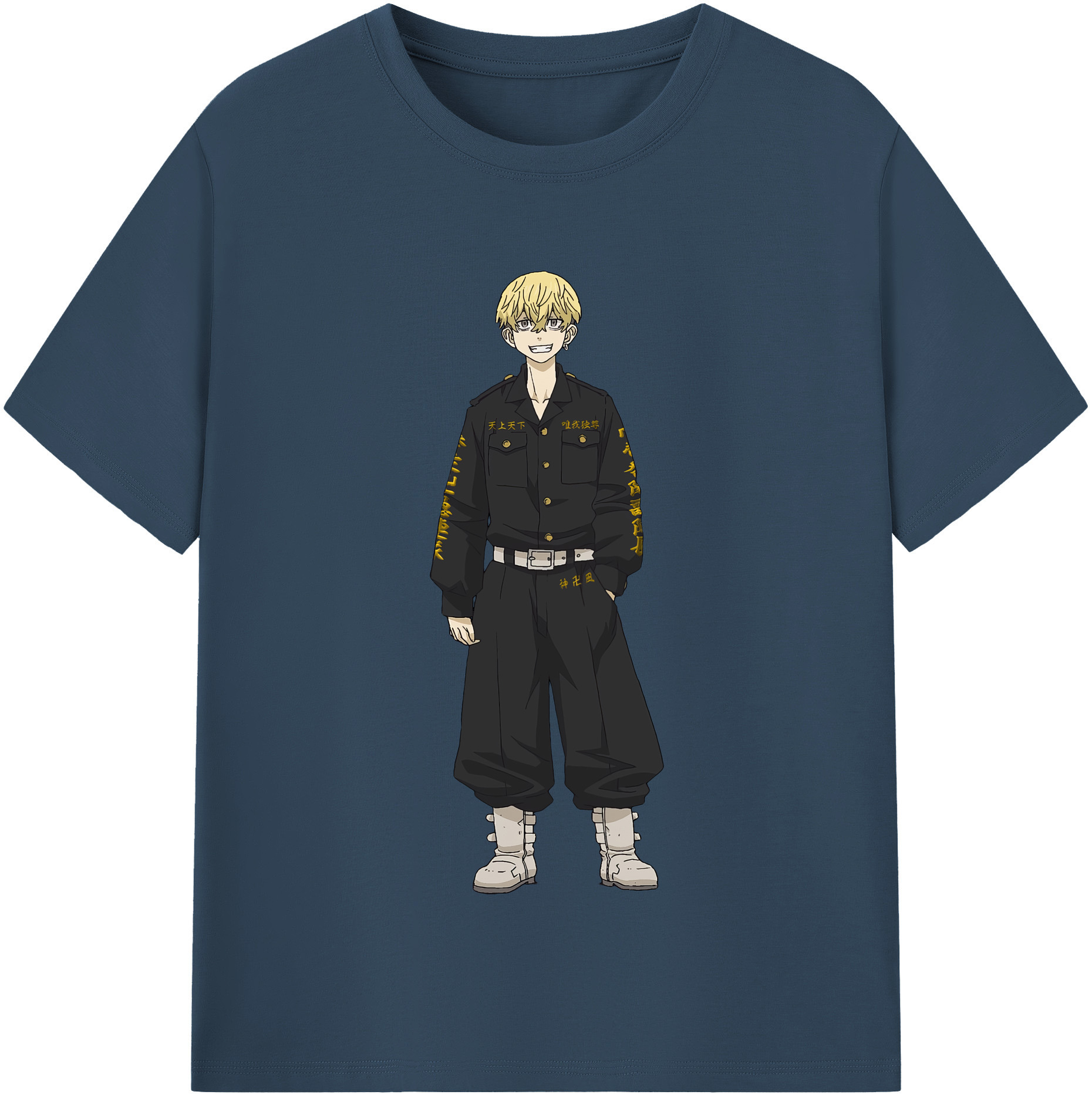 （画像用） 東京リベンジャーズ Tokyo Revengers レディースカジュアルプリントTシャツ（綿100％）