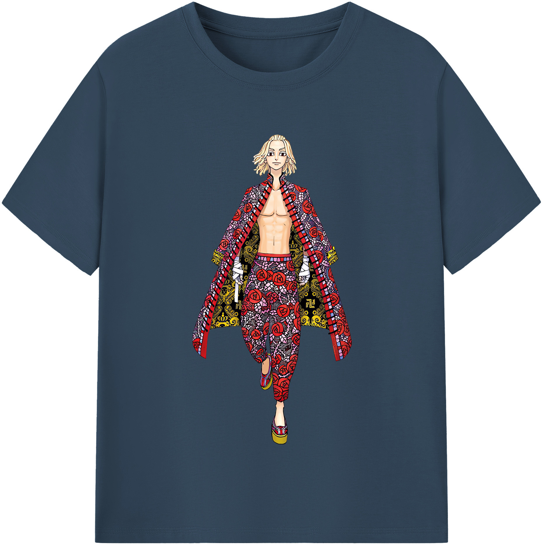（画像用） 東京リベンジャーズ Tokyo Revengers レディースカジュアルプリントTシャツ（綿100％）