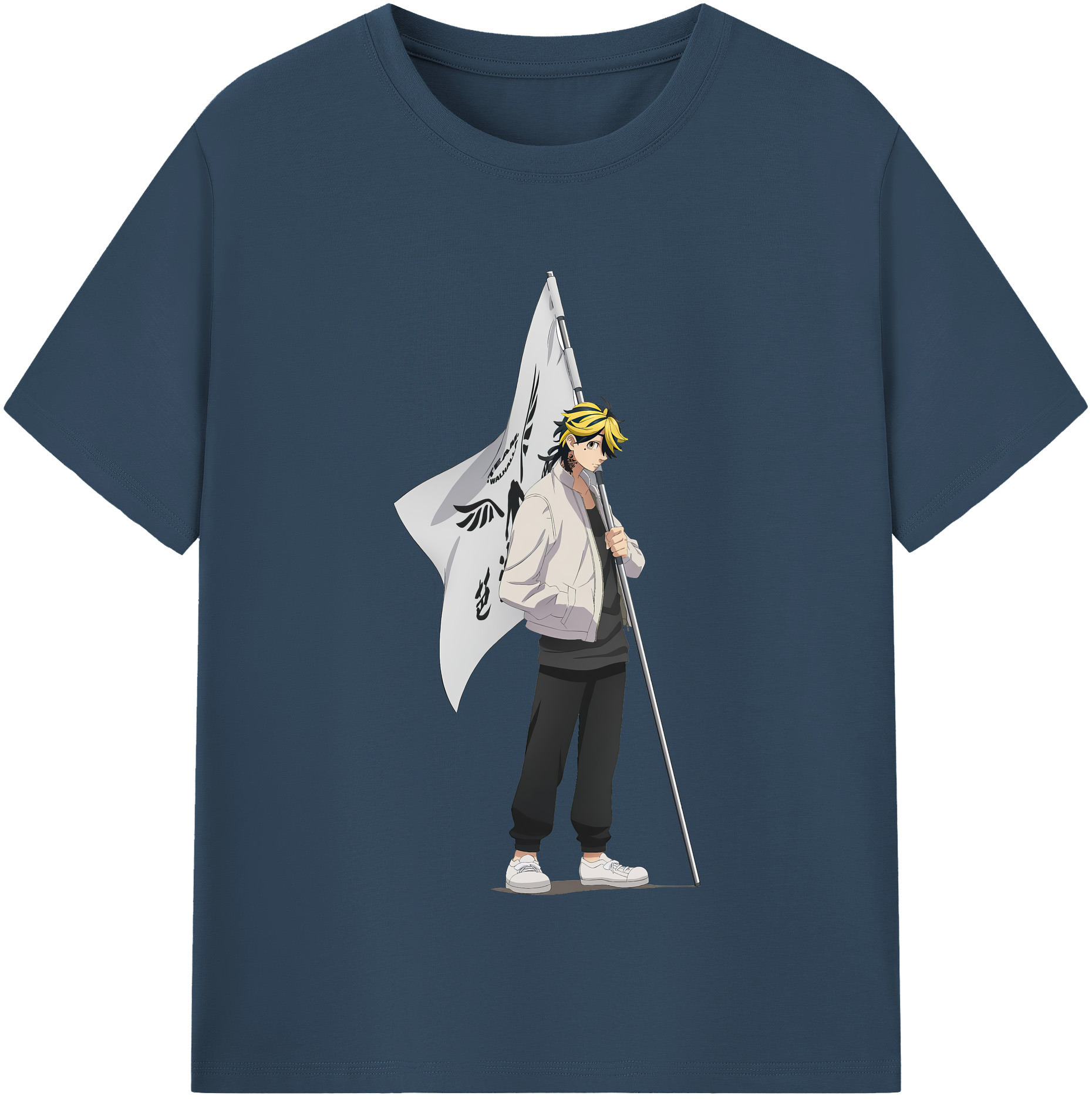 （画像用） 東京リベンジャーズ Tokyo Revengers レディースカジュアルプリントTシャツ（綿100％）