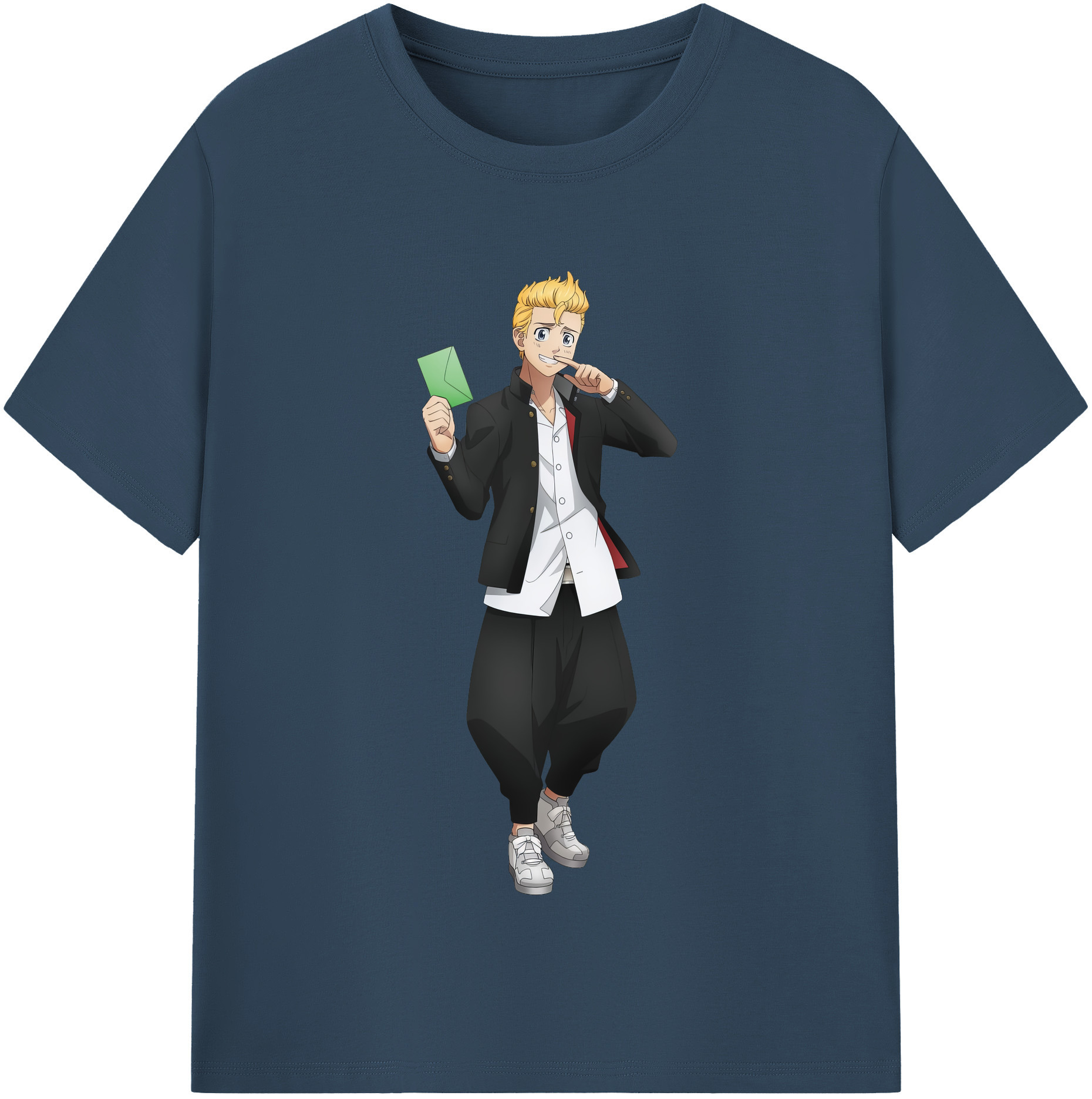 （画像用） 東京リベンジャーズ Tokyo Revengers レディースカジュアルプリントTシャツ（綿100％）
