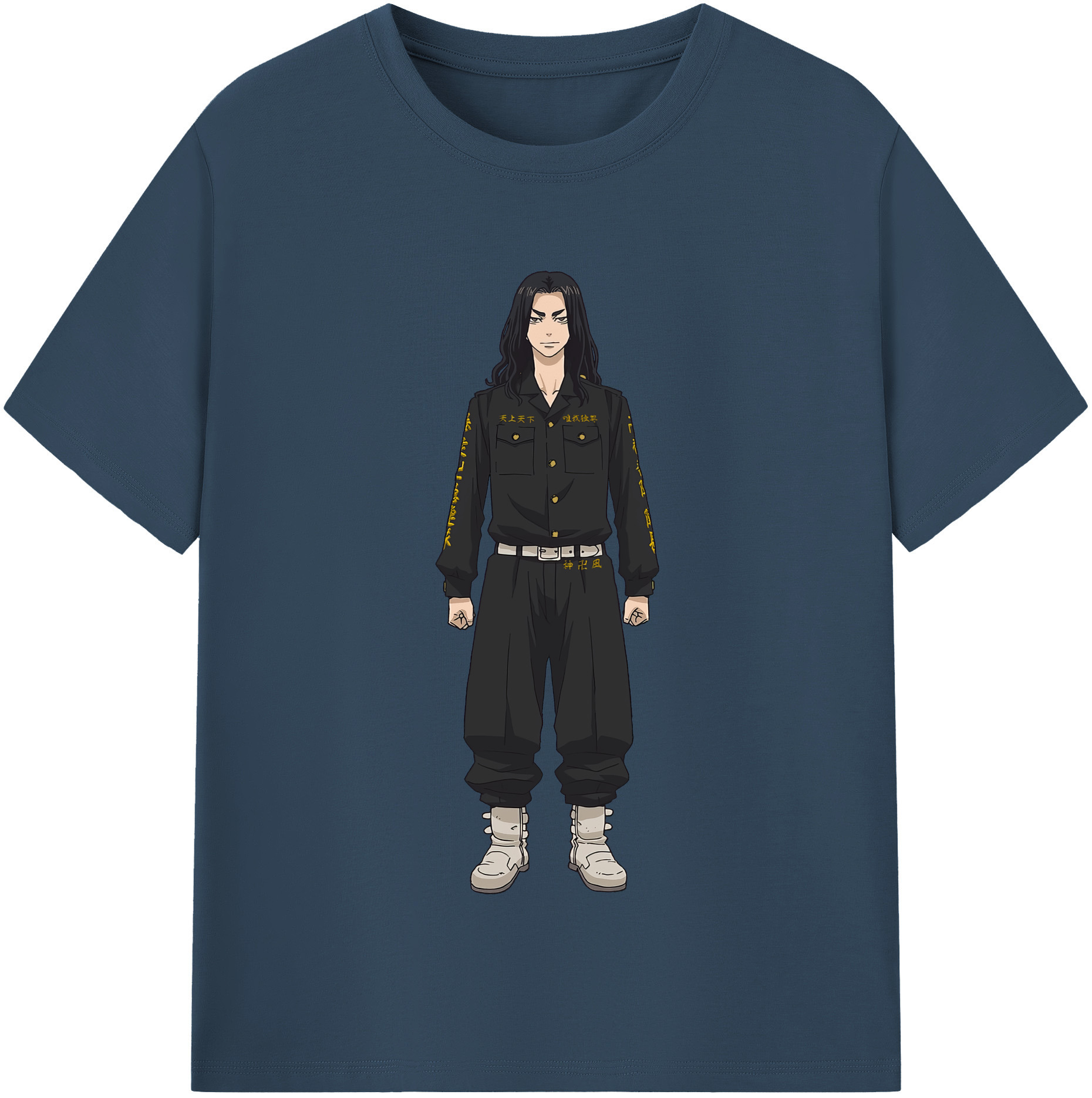 （画像用） 東京リベンジャーズ Tokyo Revengers レディースカジュアルプリントTシャツ（綿100％）