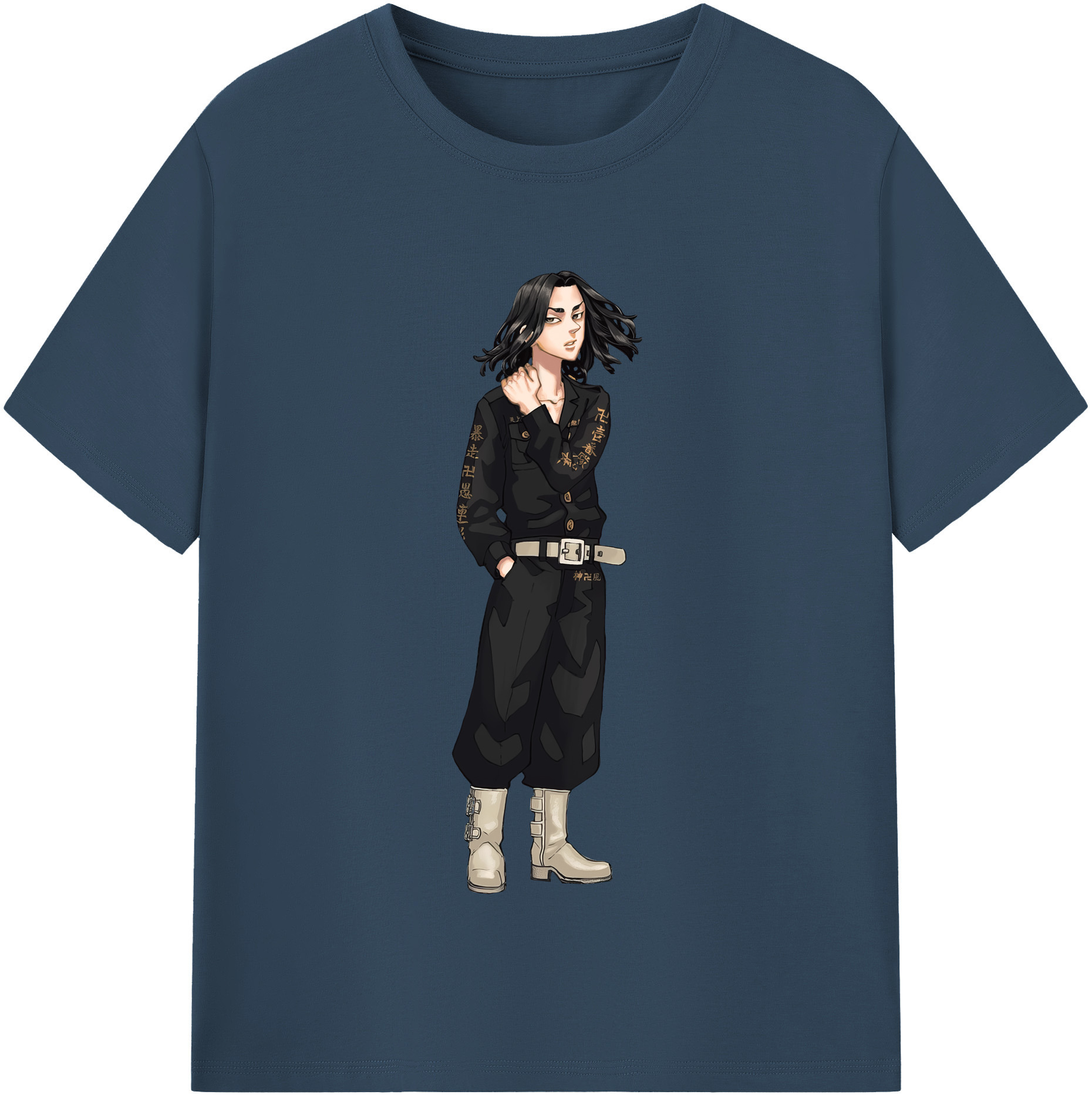 （画像用） 東京リベンジャーズ Tokyo Revengers レディースカジュアルプリントTシャツ（綿100％）