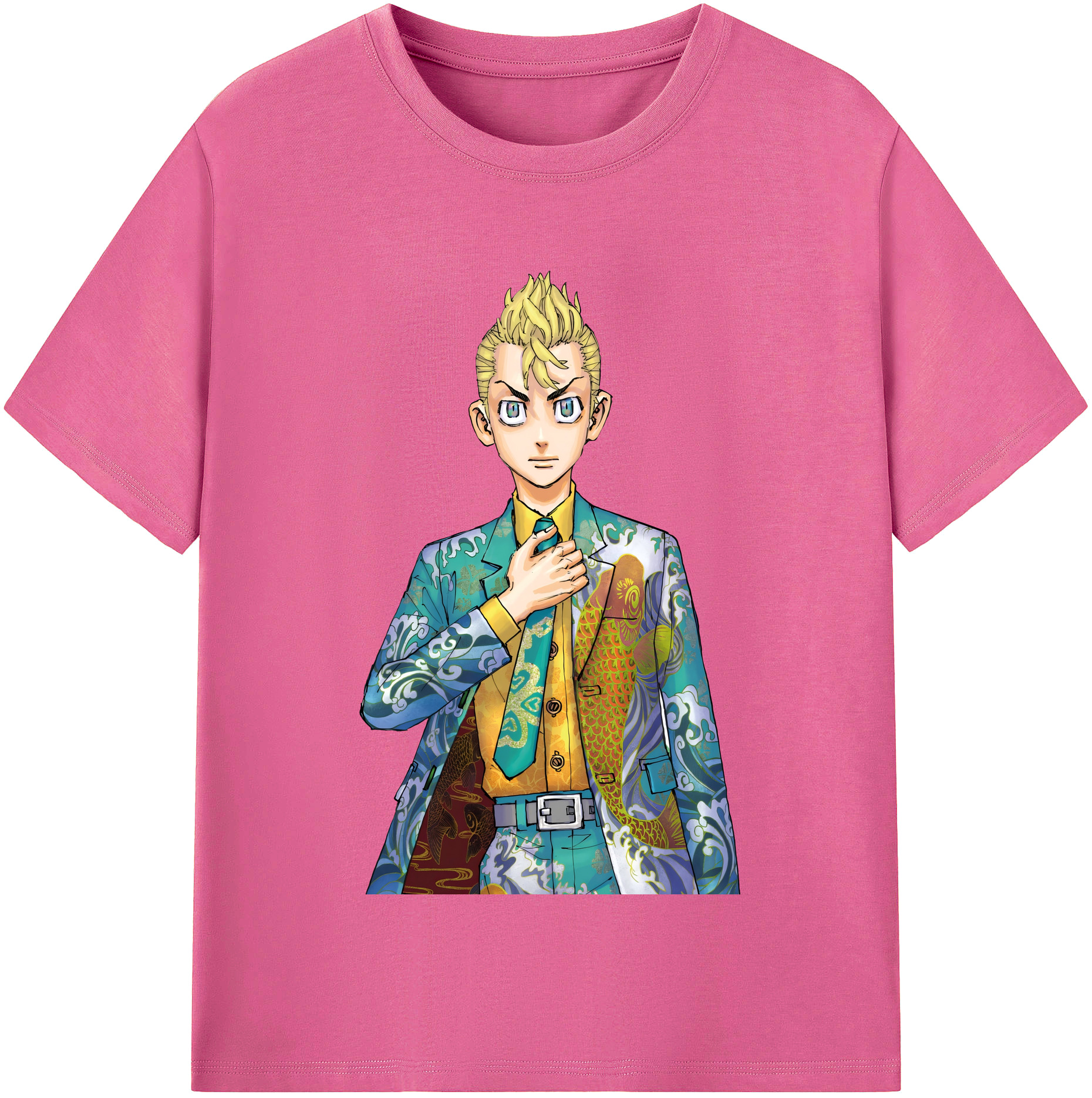 （画像用） 東京リベンジャーズ Tokyo Revengers レディースカジュアルプリントTシャツ（綿100％）