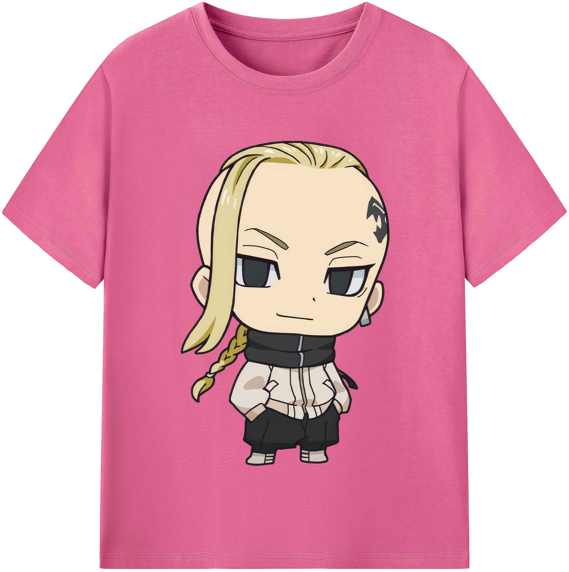 （画像用） 東京リベンジャーズ Tokyo Revengers レディースカジュアルプリントTシャツ（綿100％）
