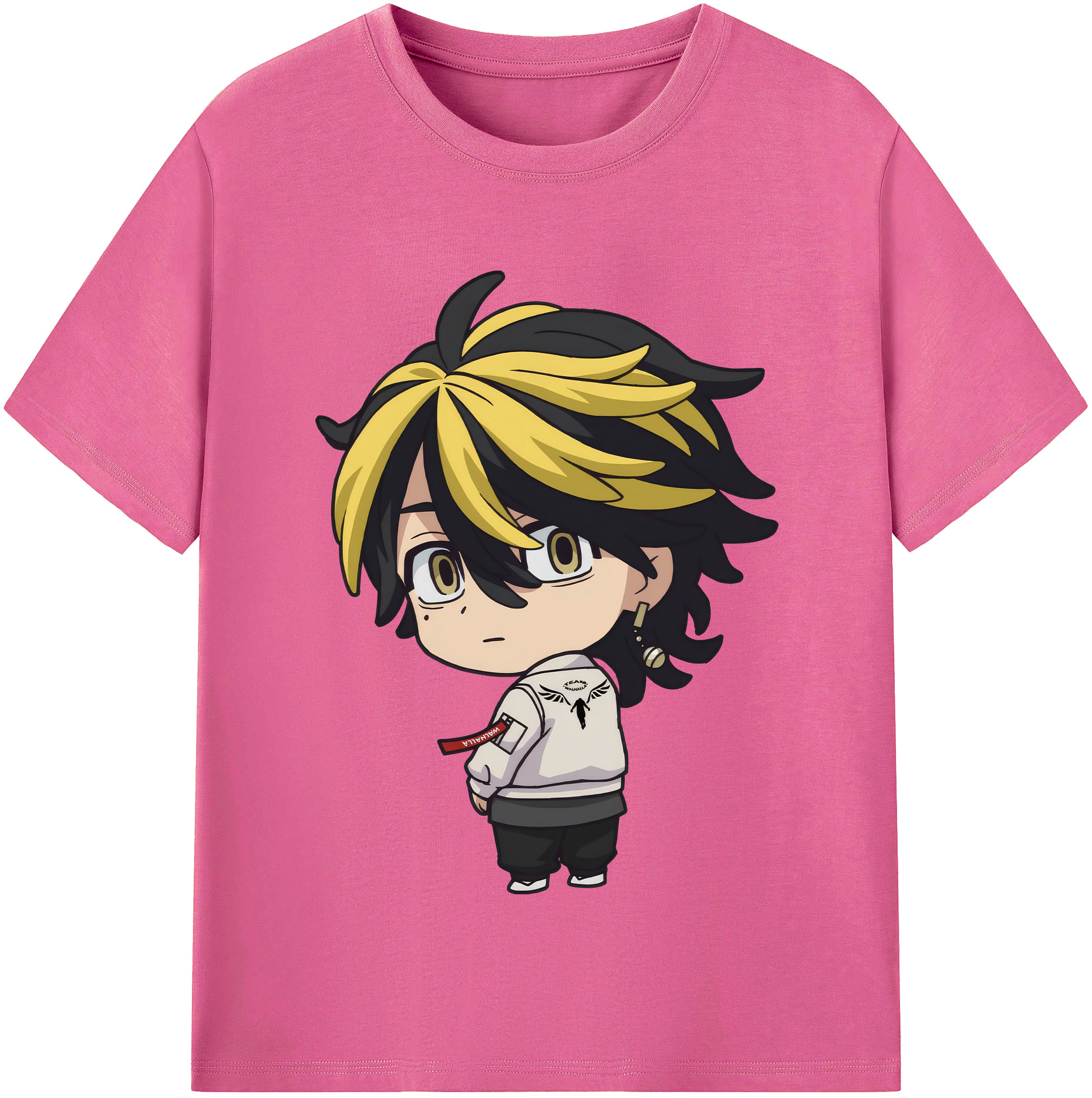 （画像用） 東京リベンジャーズ Tokyo Revengers レディースカジュアルプリントTシャツ（綿100％）
