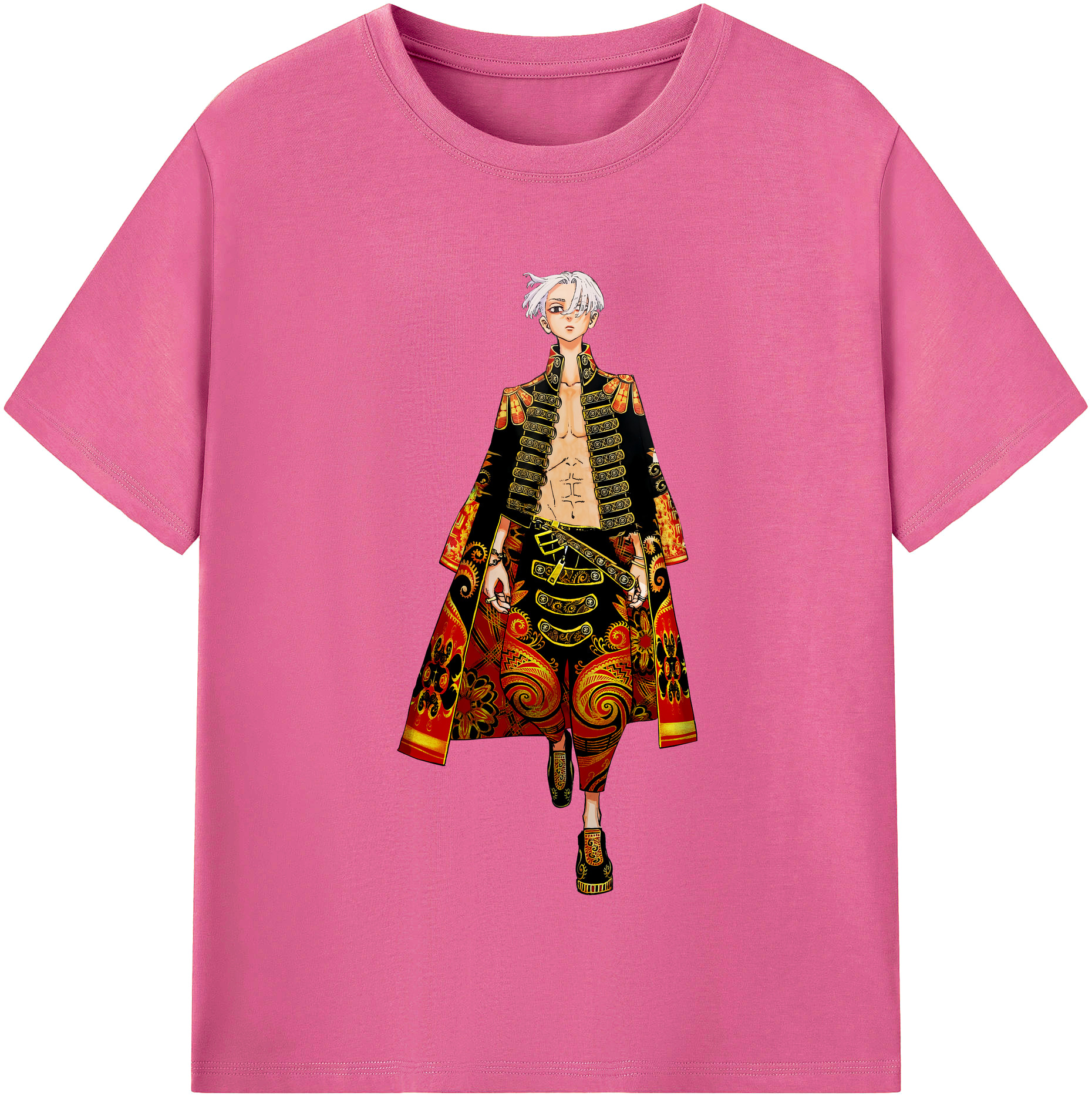 （画像用） 東京リベンジャーズ Tokyo Revengers レディースカジュアルプリントTシャツ（綿100％）