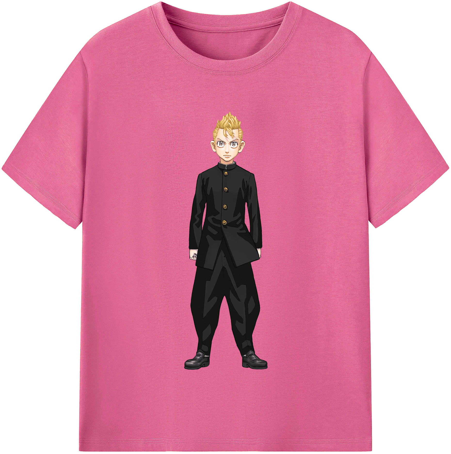 （画像用） 東京リベンジャーズ Tokyo Revengers レディースカジュアルプリントTシャツ（綿100％）