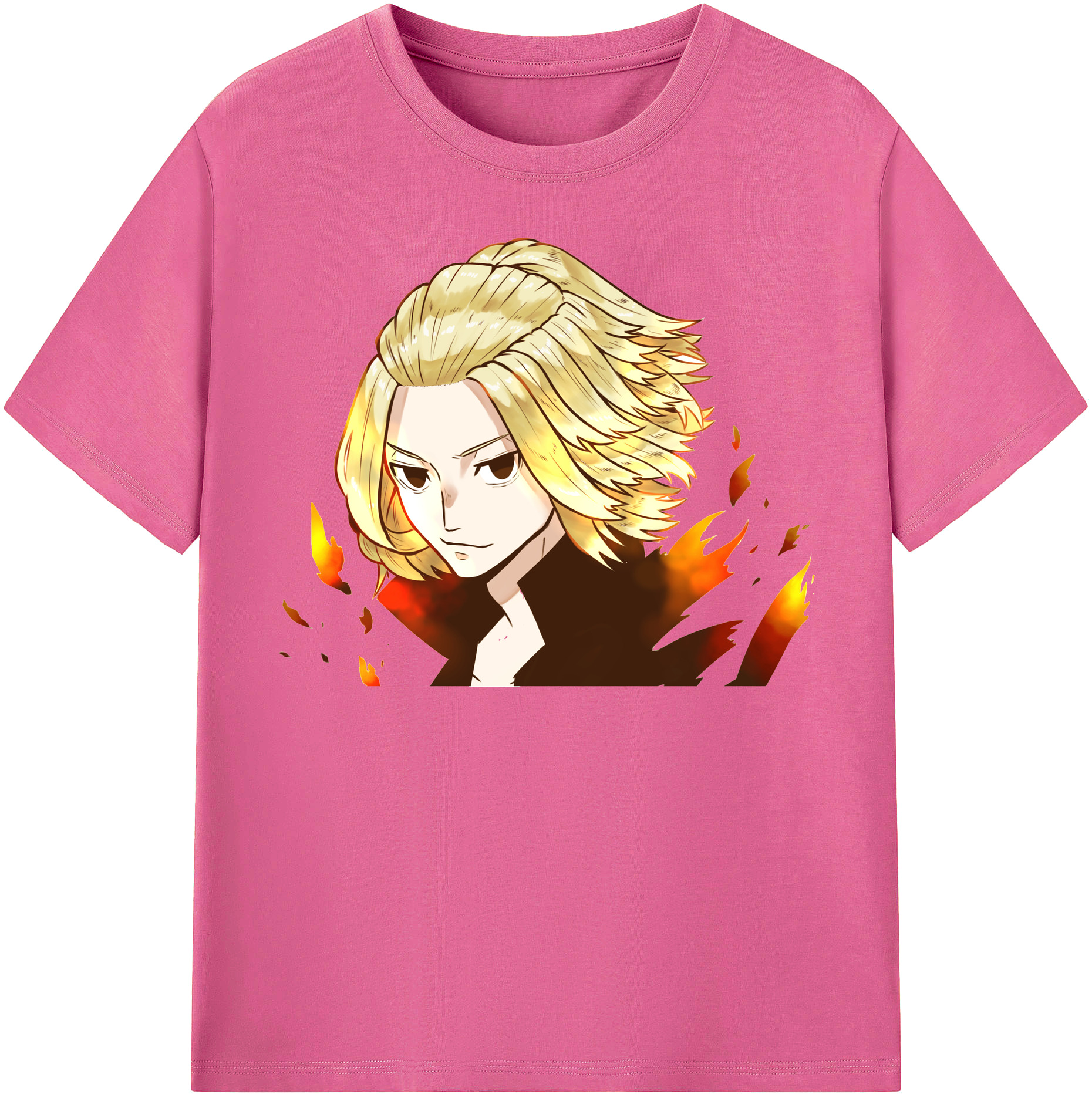 （画像用） 東京リベンジャーズ Tokyo Revengers レディースカジュアルプリントTシャツ（綿100％）